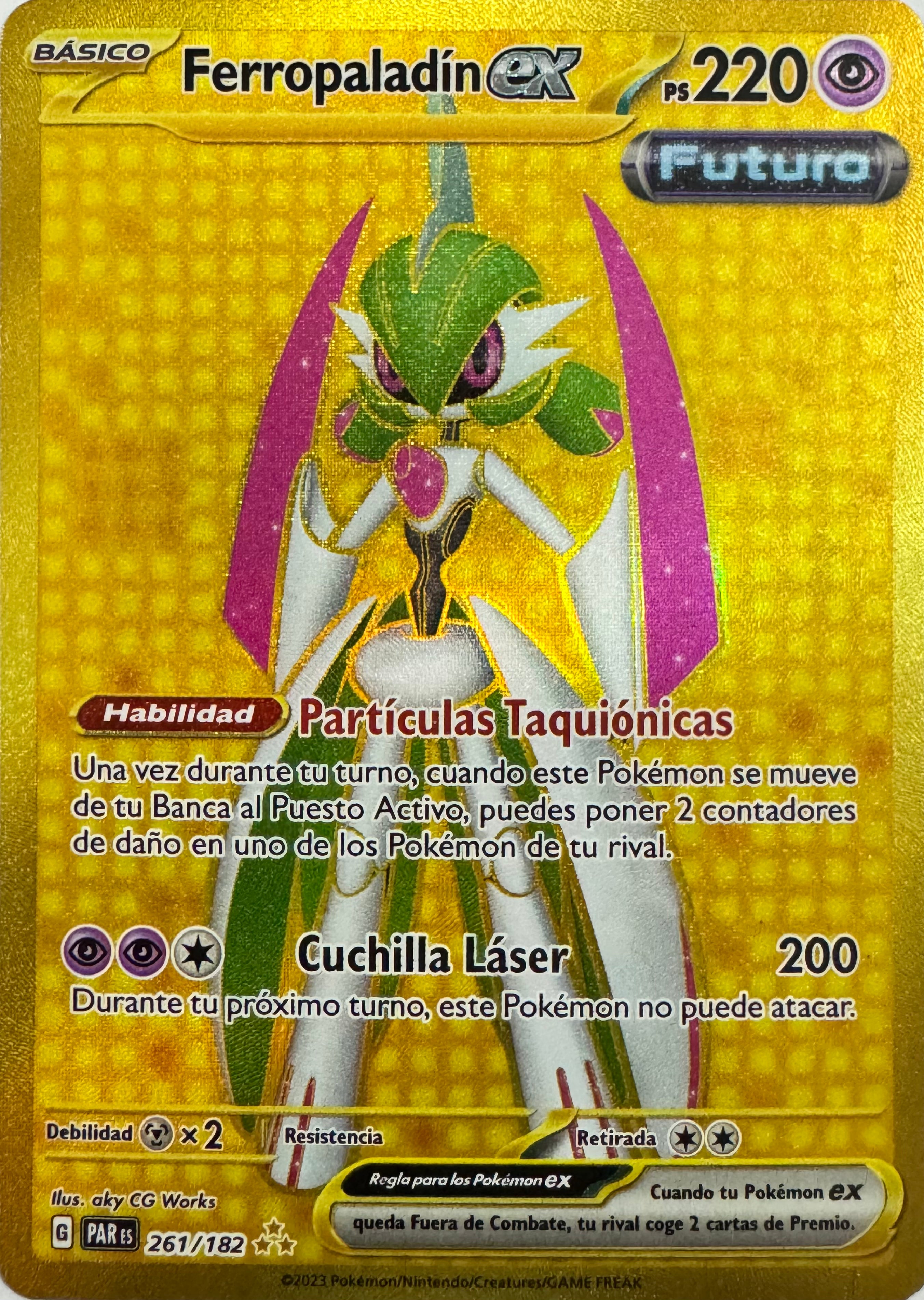 Pokemon Tcg Ferropaladin Ex 261/182 (Español)