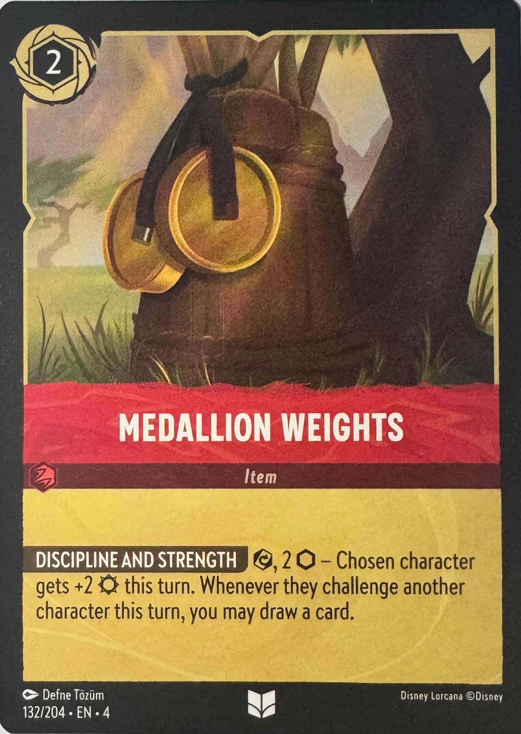 Disney Lorcana Medallion Weights 132/204