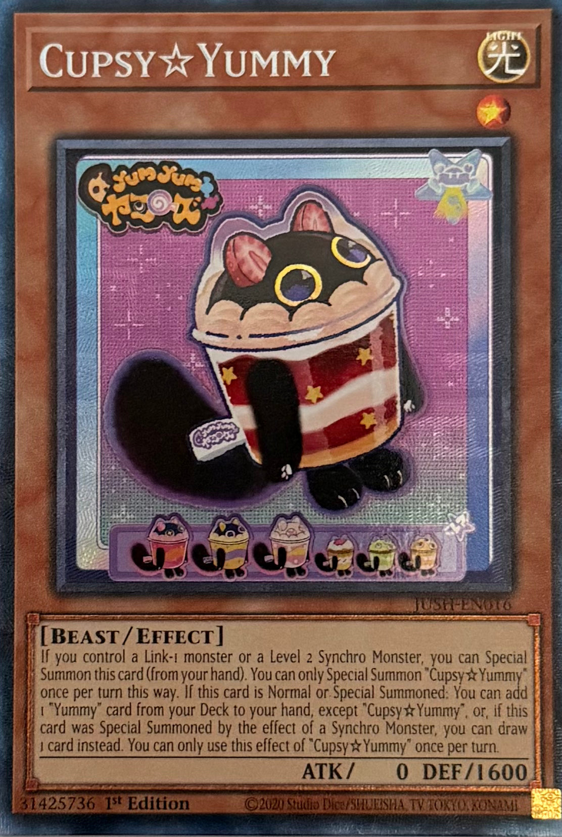 Yugioh! Cupsy Yummy Jush-EN016 Collector