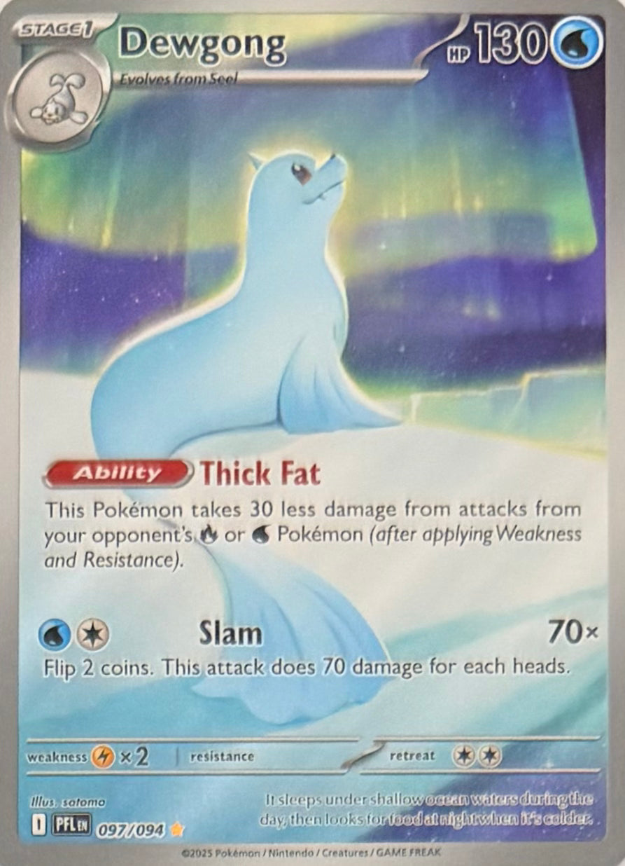 Pokémon Tcg Dewgong 097/094