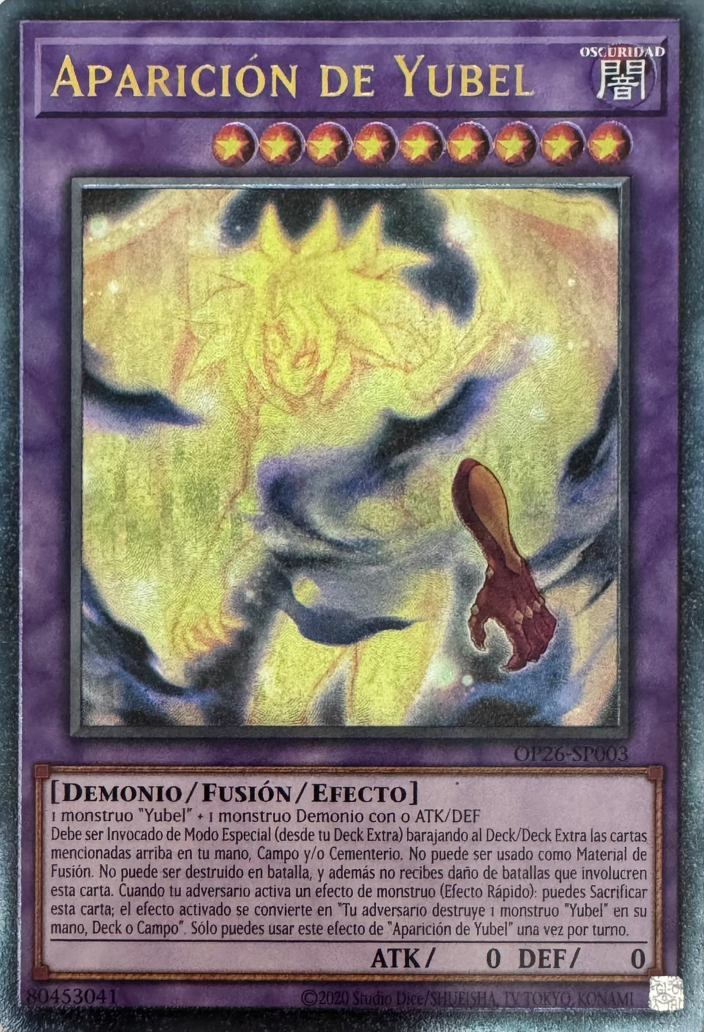 Yugioh! Aparicion De Yubel Op26-sp003 Ultimate