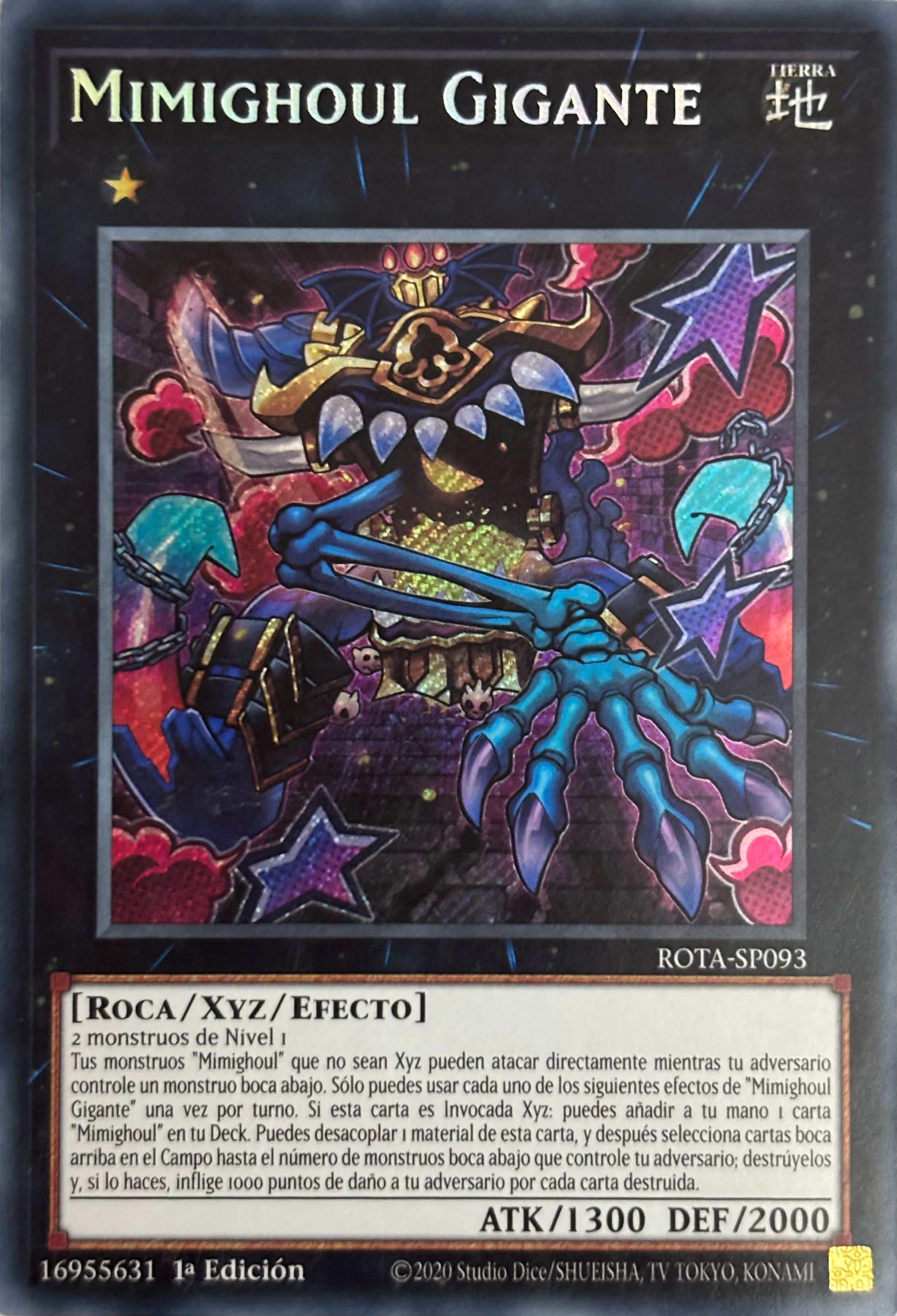 Yugioh! Mimighoul Gigante ROTA-SP093 1a Edicion Secret