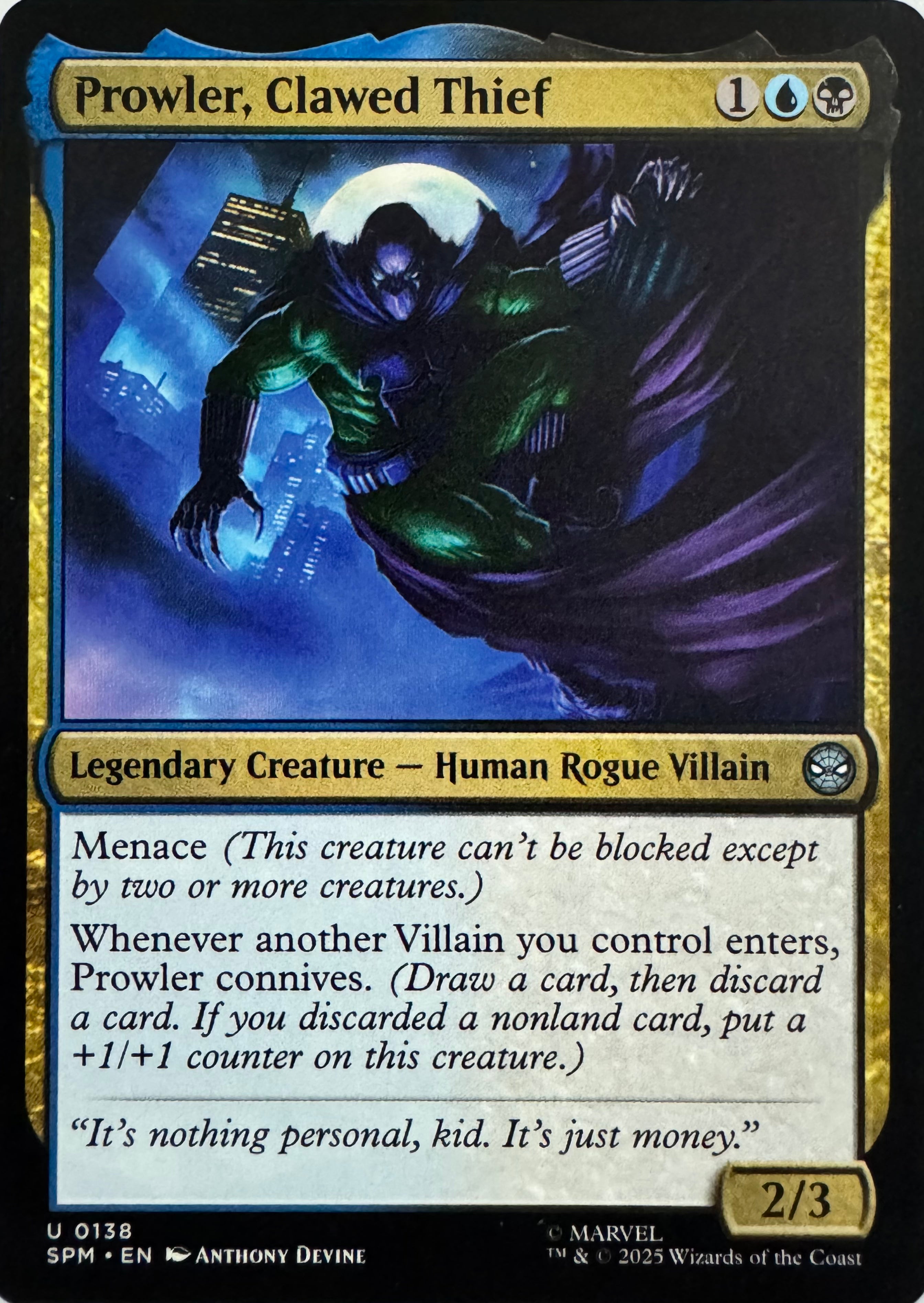 Magic Prowler, Clawed Thief 0138