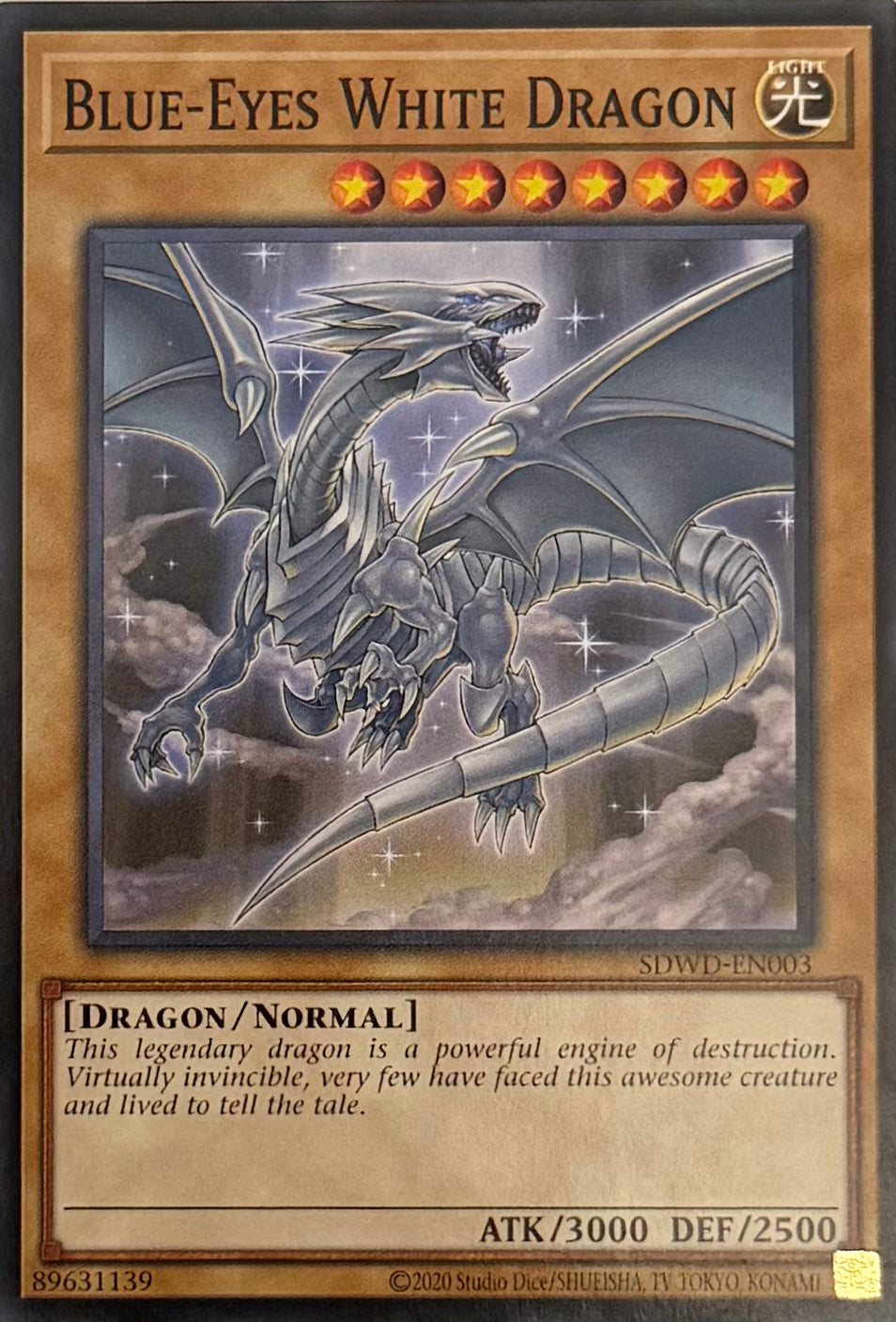Yugioh! Blue-Eyes White Dragón SDWD-EN003