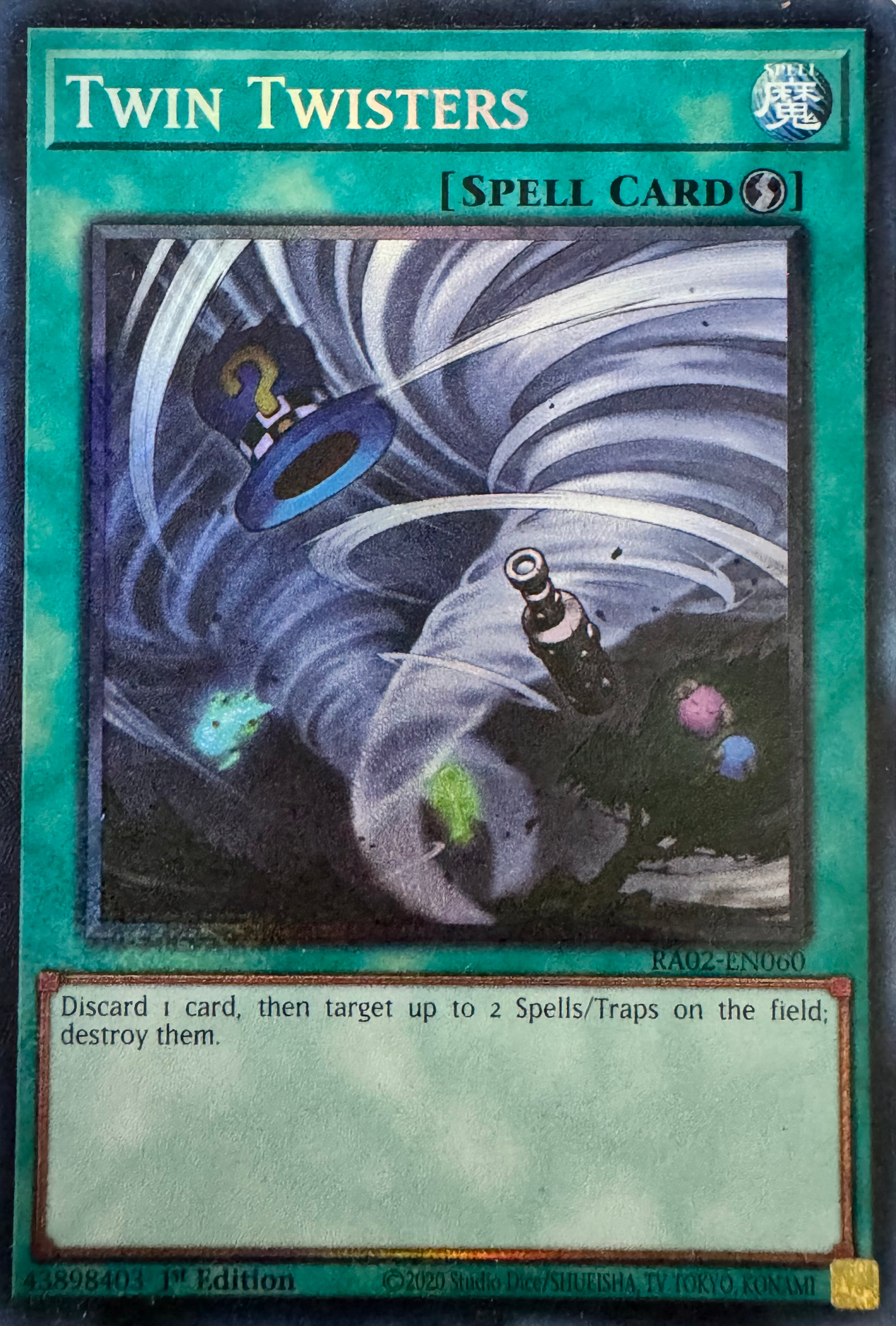 Yugioh! Twin Twisters Ra02-en060 1st Edición Collector