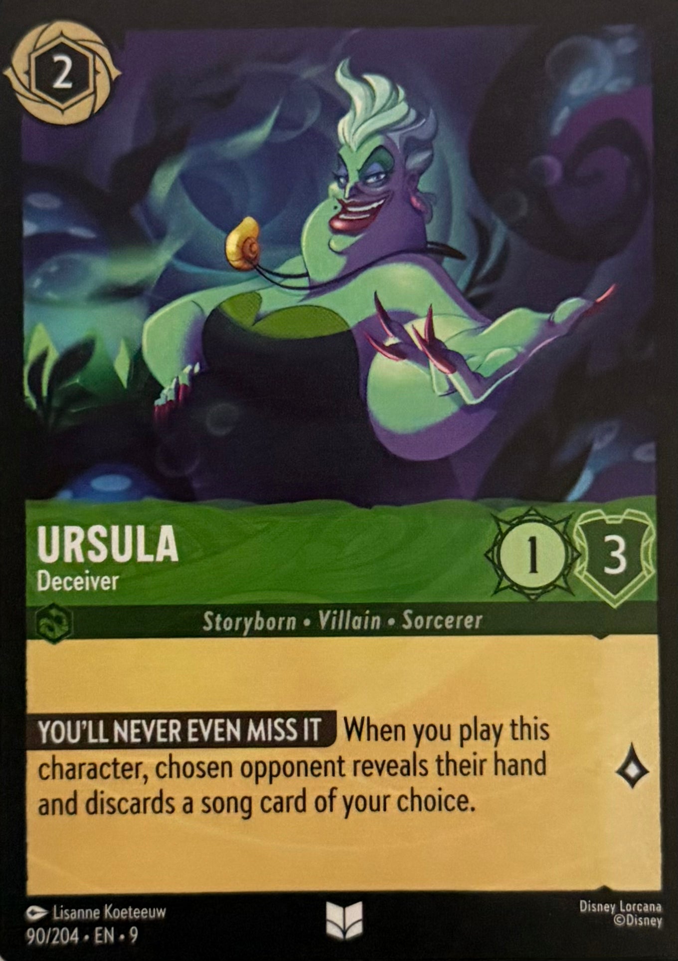 Disney Lorcana Ursula 90/204