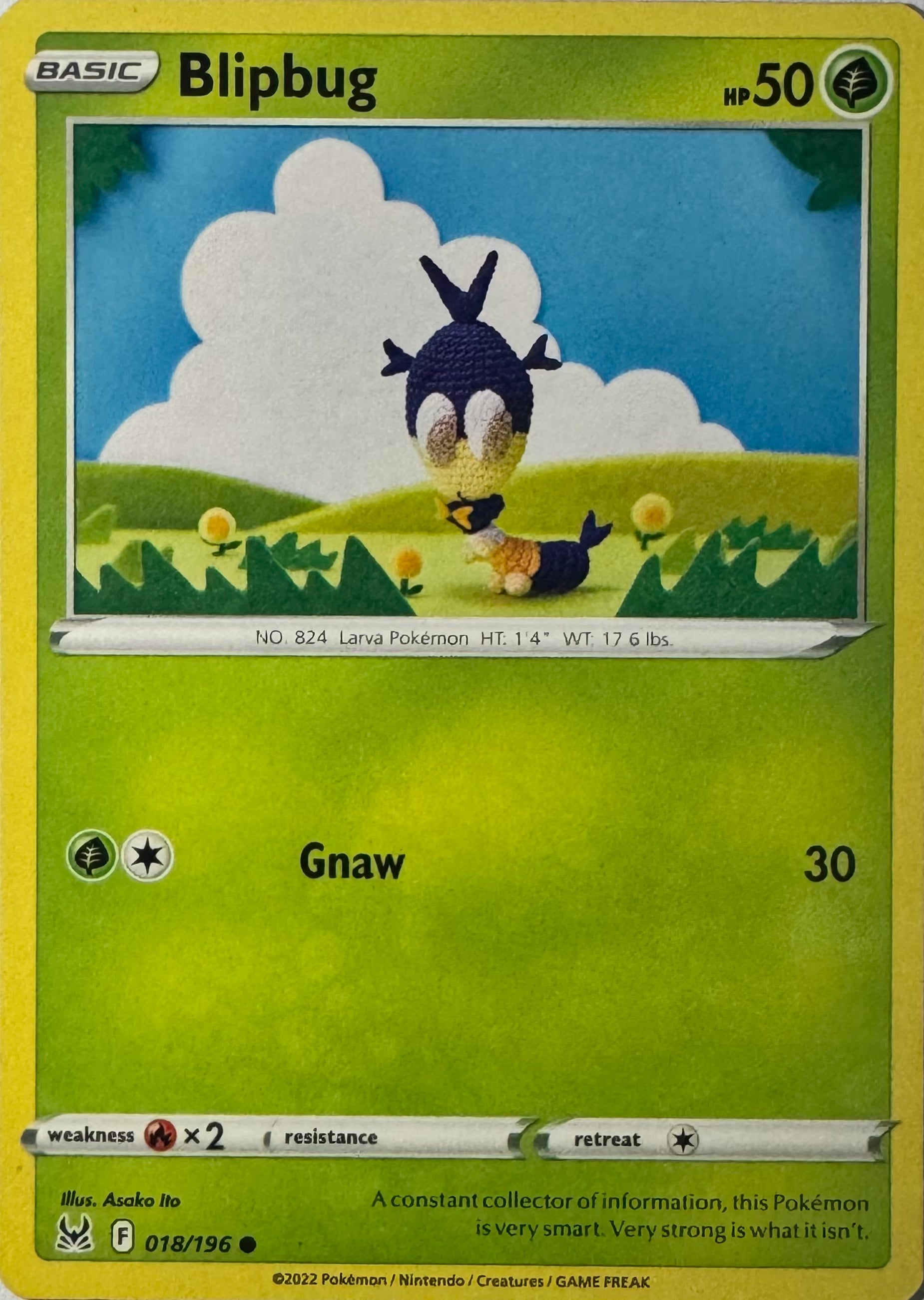 Pokemon Tcg Blipbug 018/196