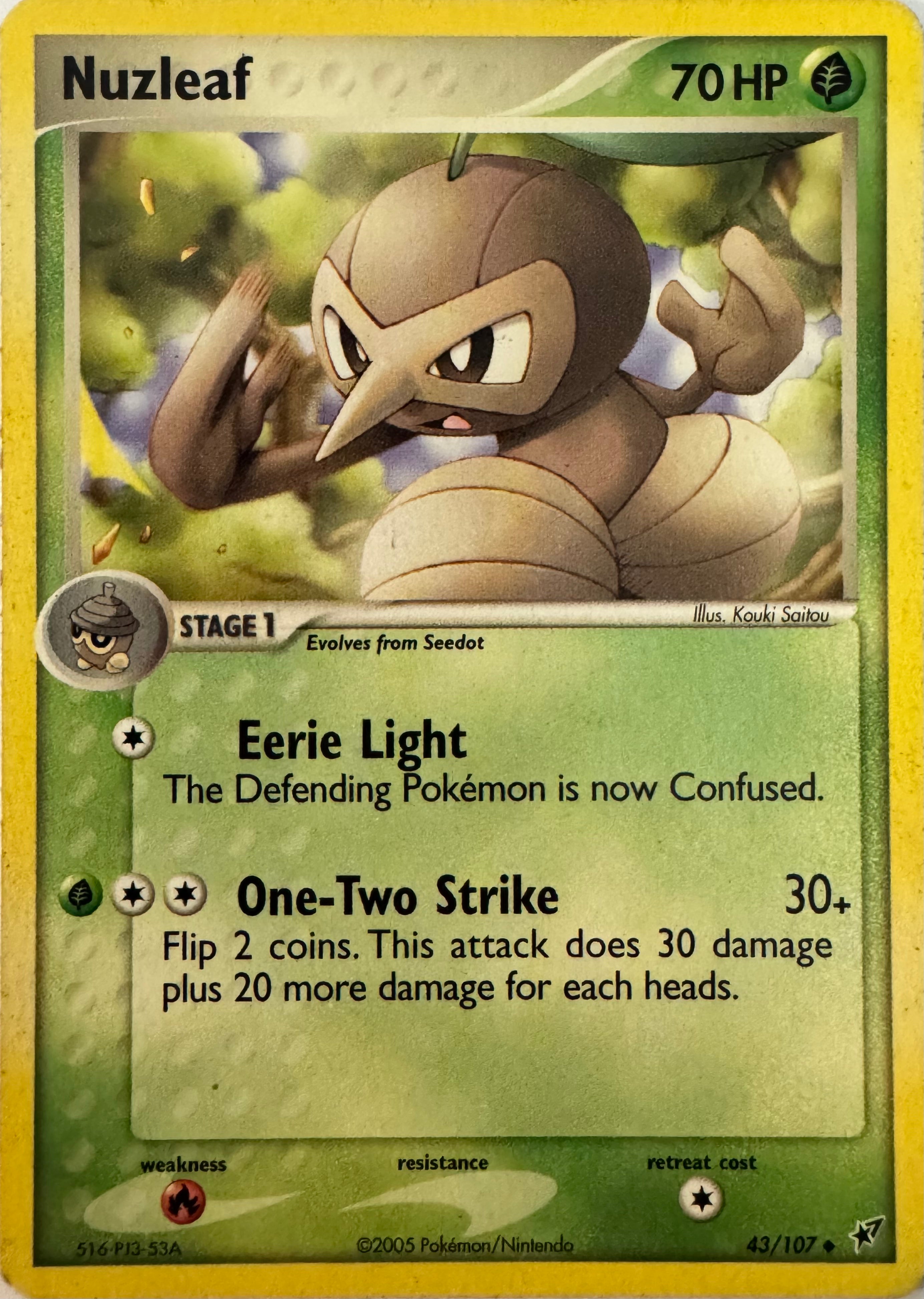 Pokemon Tcg Nuzleaf 43/107