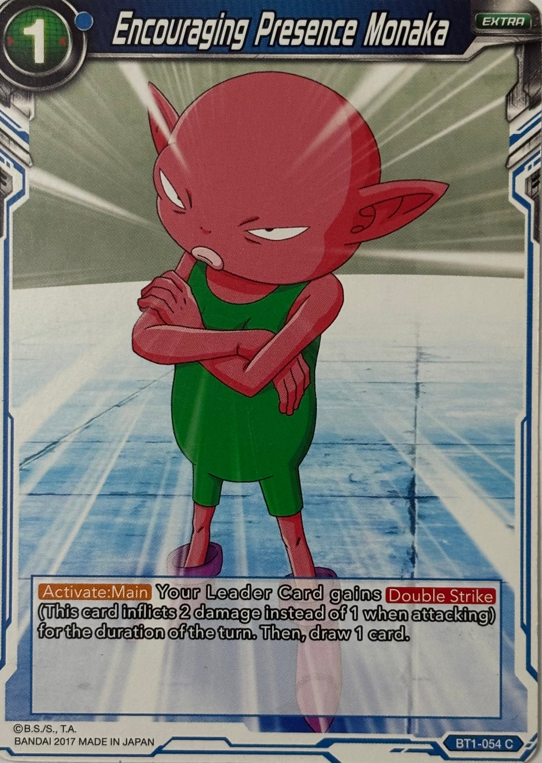 Dragon Ball Tcg Encouraging Presence Monaka Bt1-054