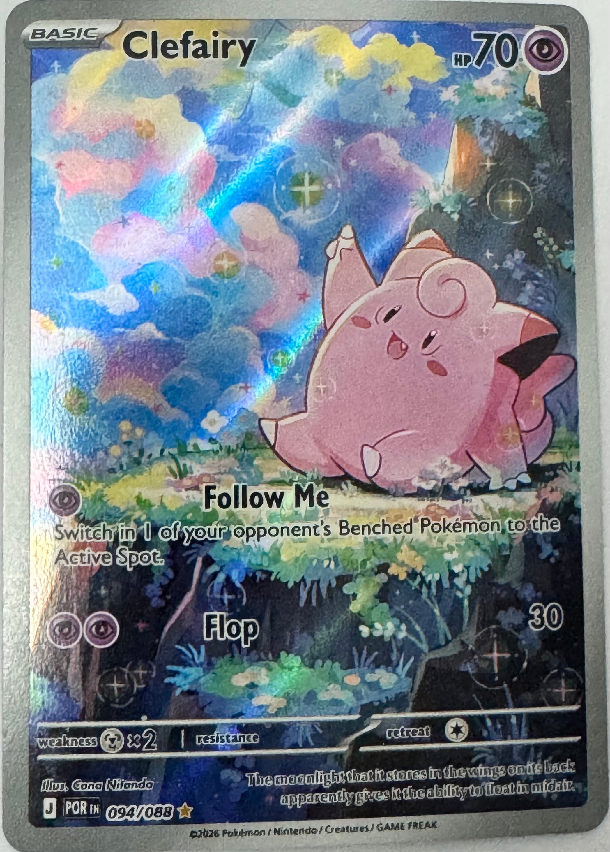 Pokemon Tcg Clefairy 094/088