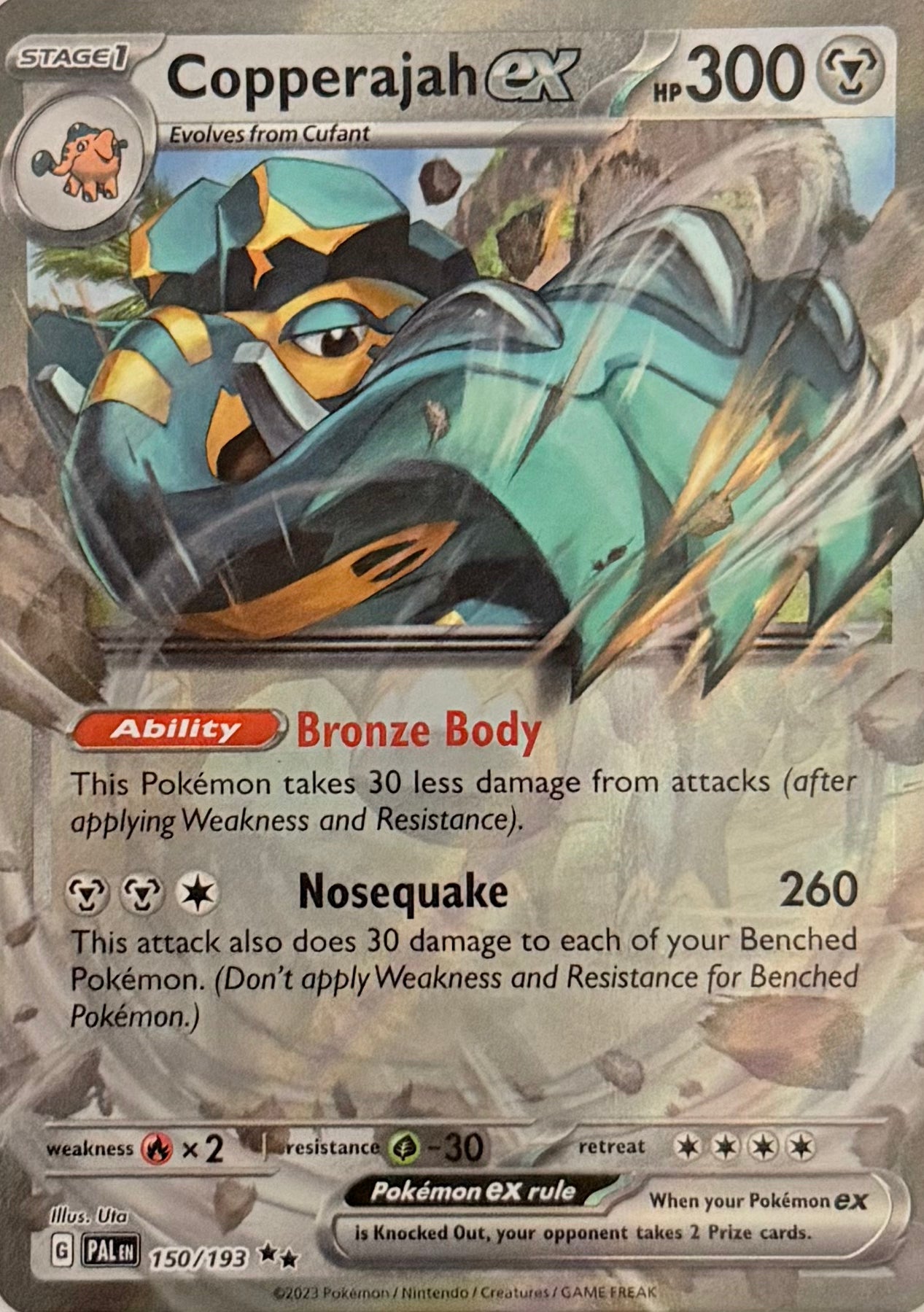Pokemon Tcg Copperajah Ex 150/193