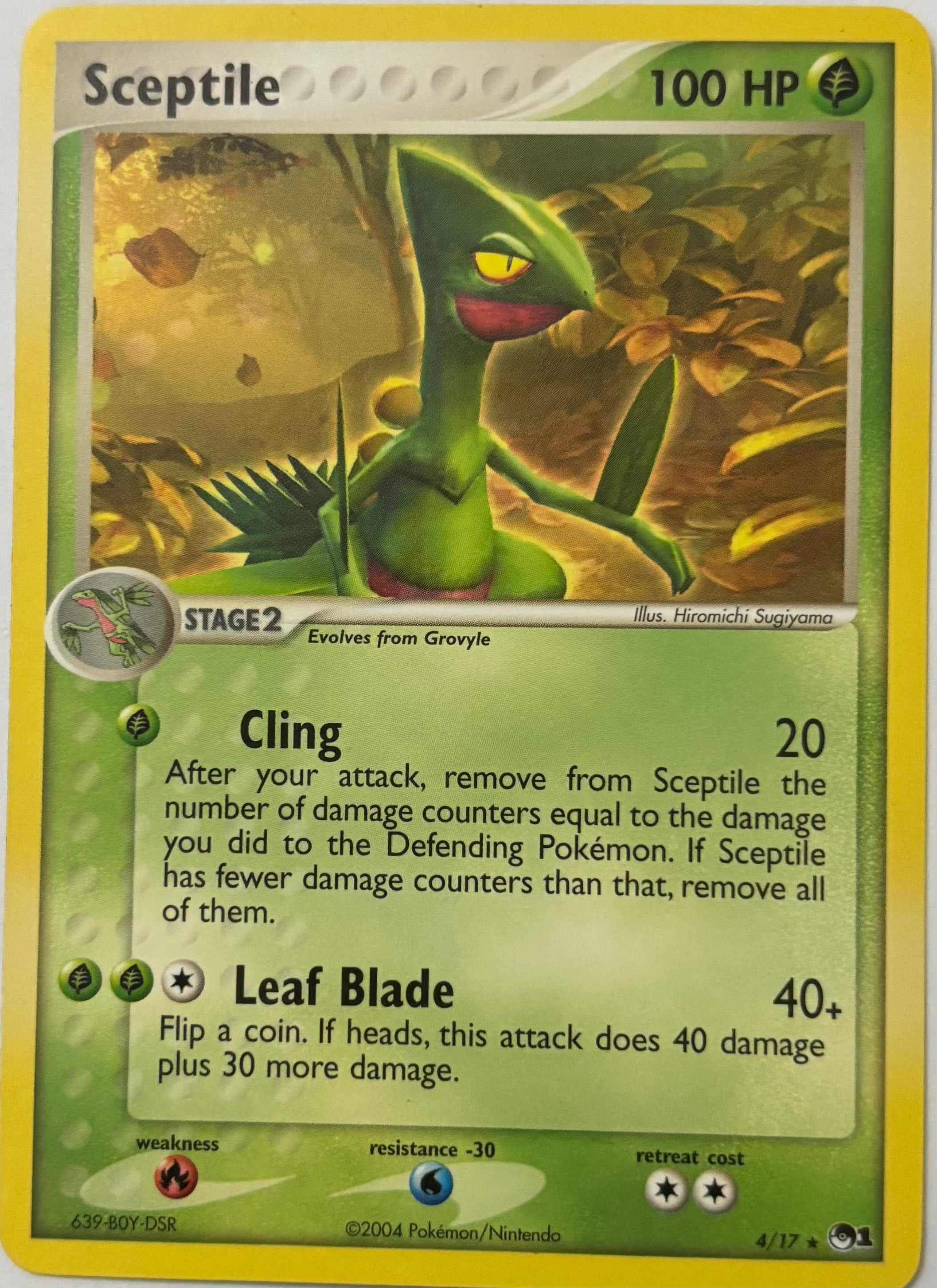 Pokemon Tcg Sceptile 4/17