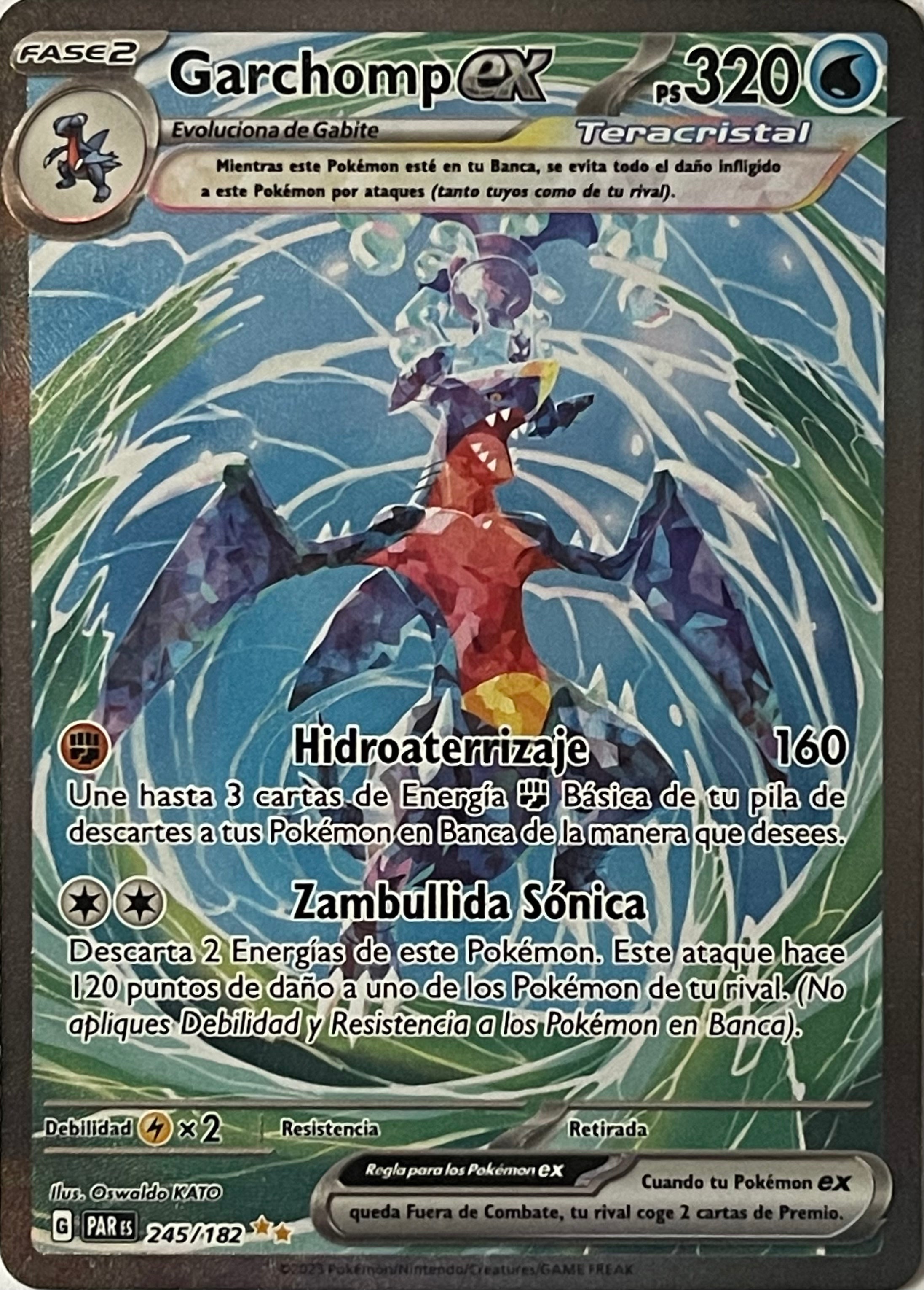 Pokemon Tcg Garchomp Ex 245/182 Special Illustration (Español)
