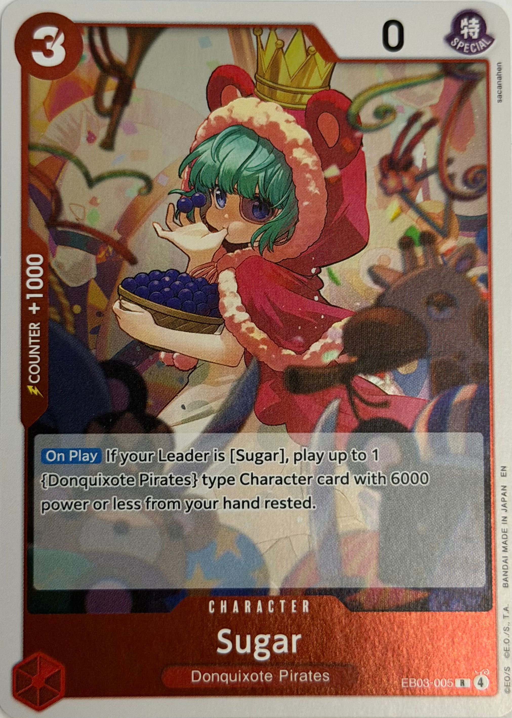 One Piece Tcg Sugar EB03-005 Foil