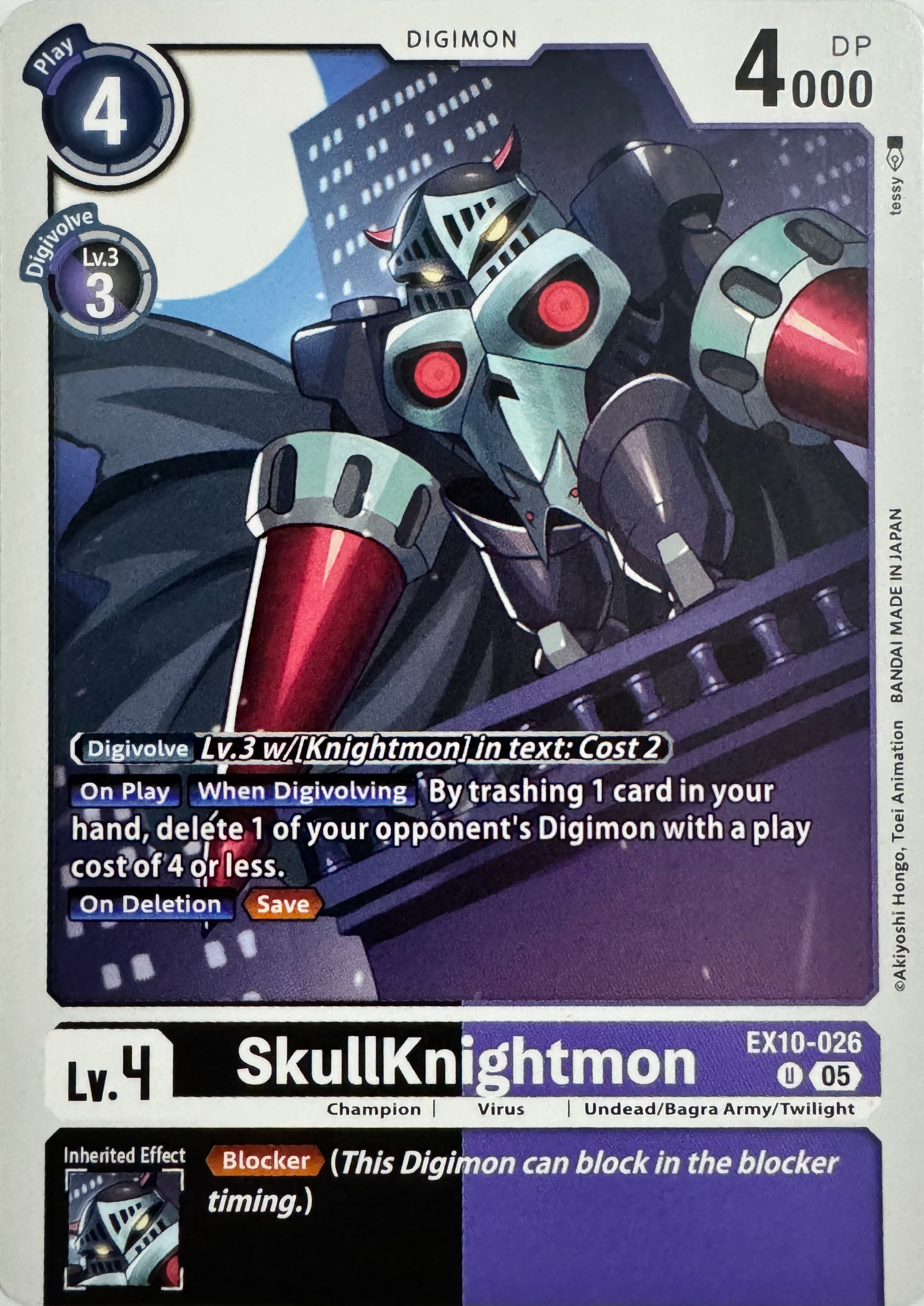 Digimon Tcg SkullKnightmon Ex10-026