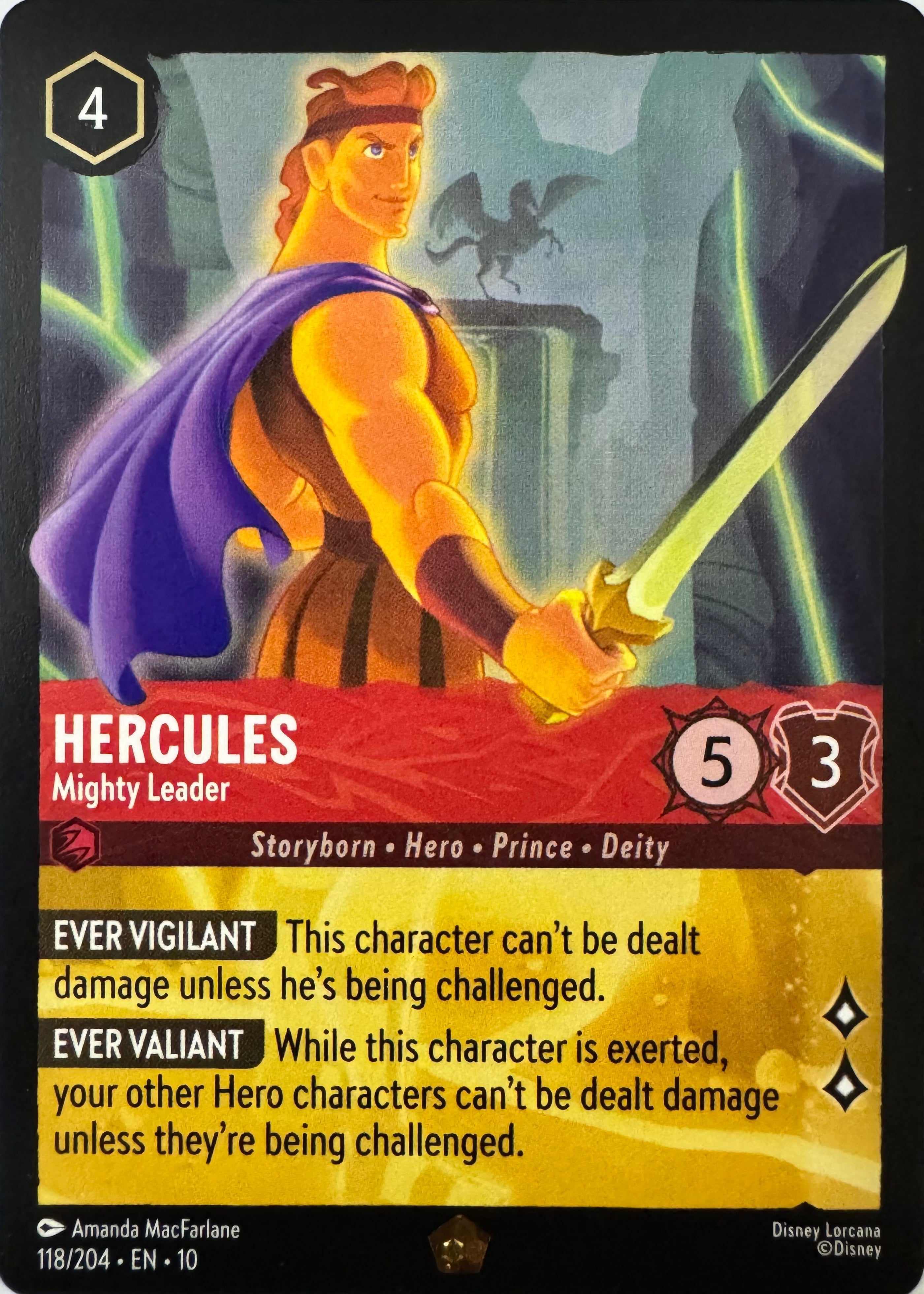 Disney Lorcana Hercules 118/204