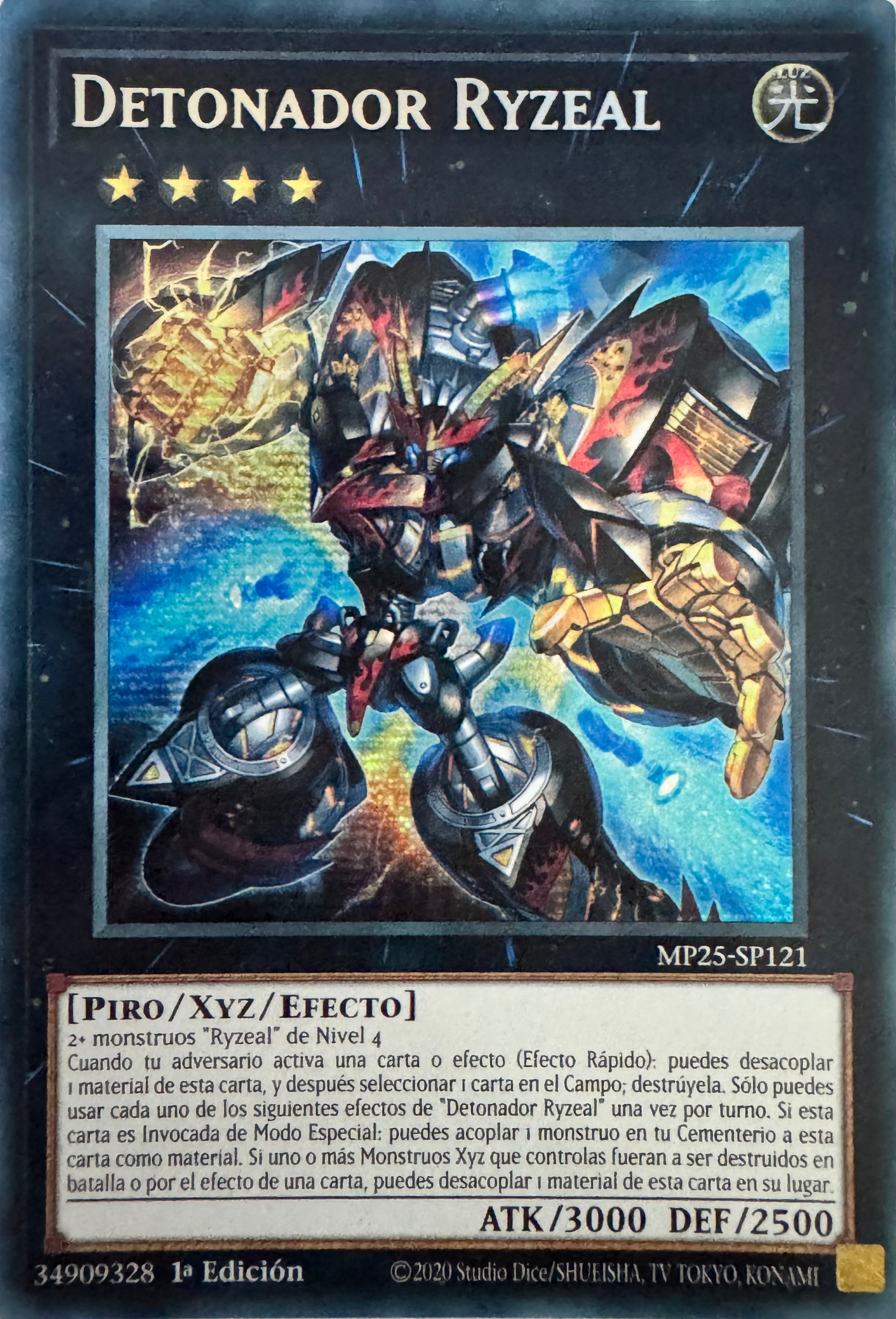 Yugioh! Detonador Ryzeal Mp25-sp121 1a Edición Prismatic