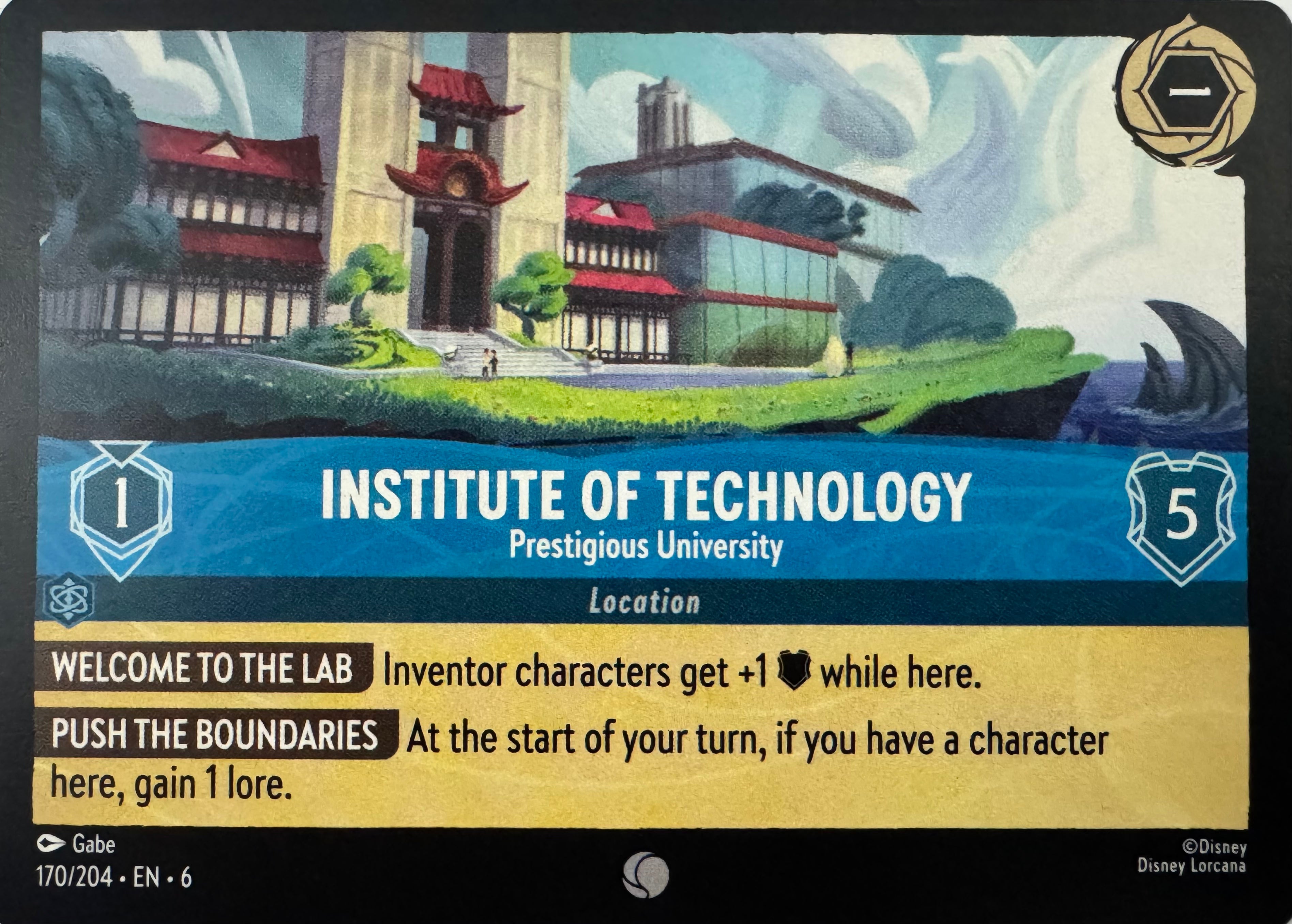 Disney Lorcana Institute Of Technology 170/204