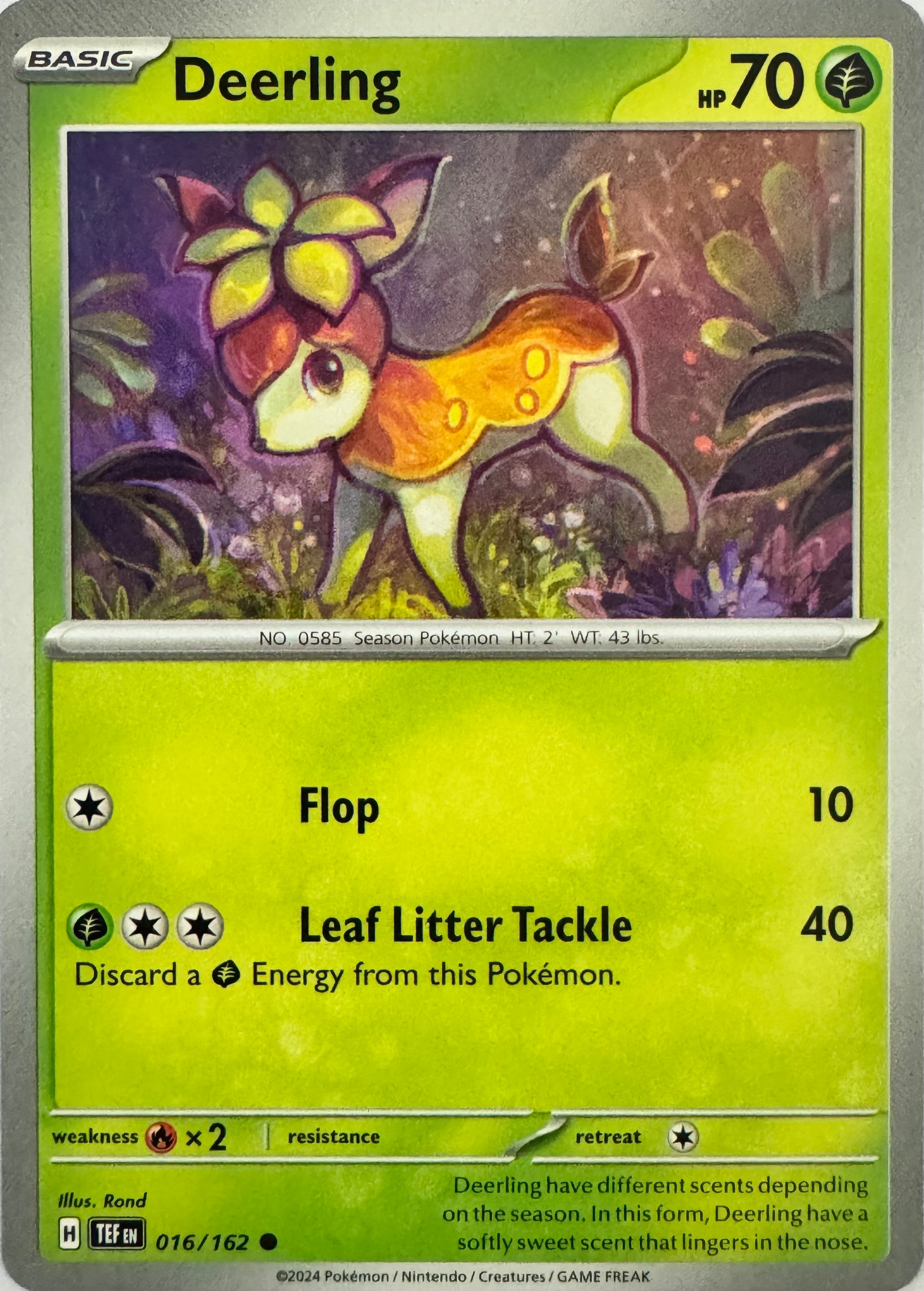 Pokemon Tcg Deerling 016/162