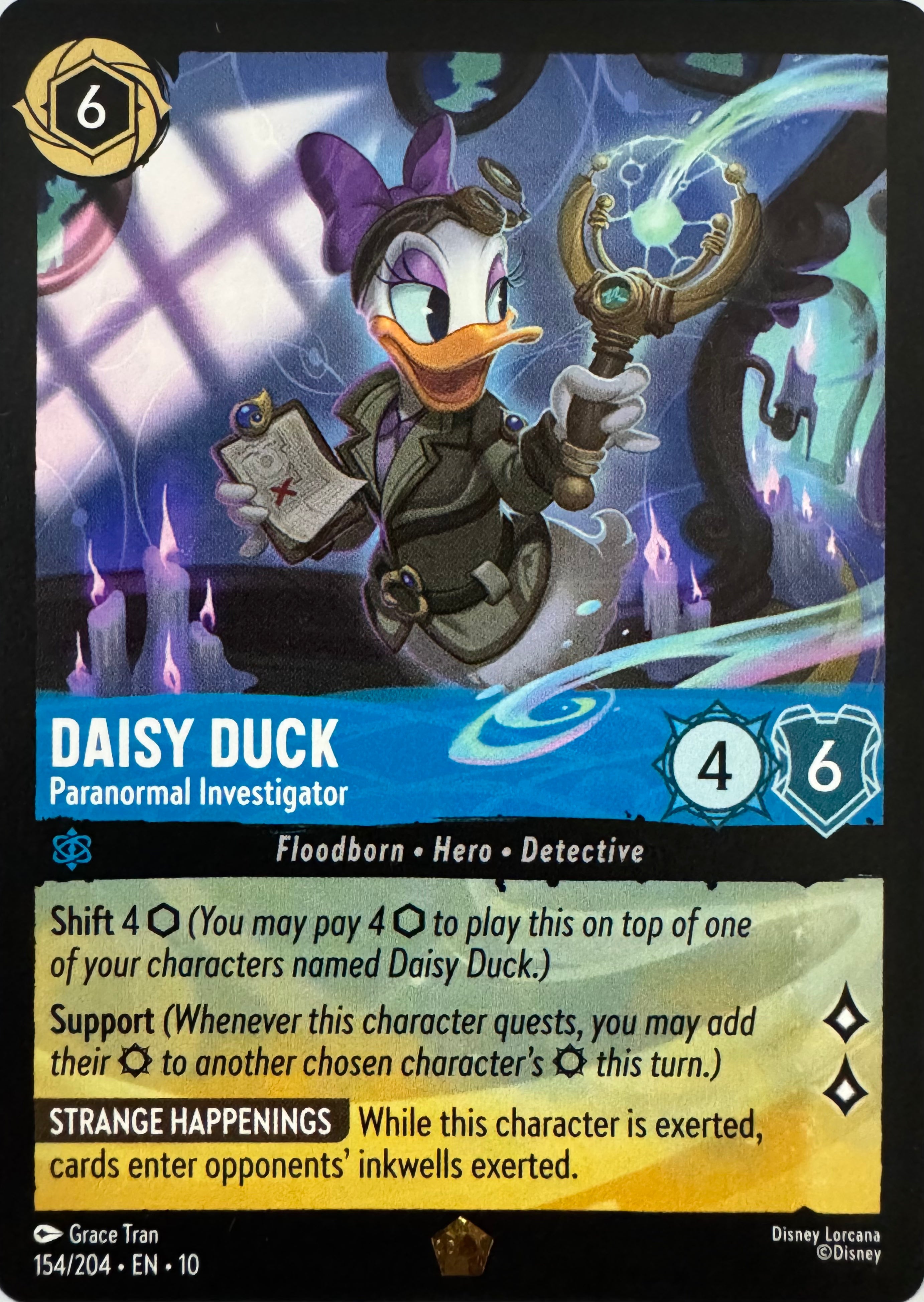 Disney Lorcana Daisy Duck 154/204 Borless