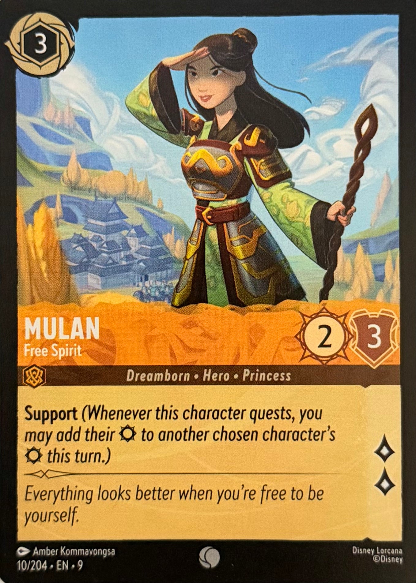 Disney Lorcana Mulan 10/204
