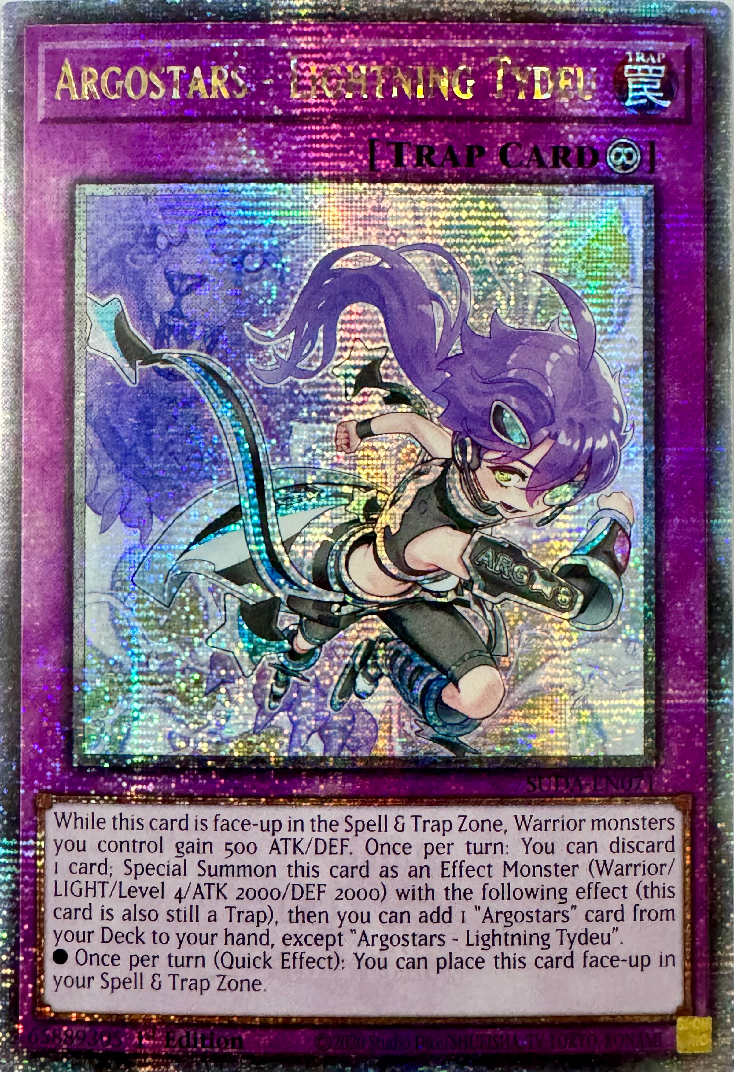 Yugioh Tcg Argostars -Lightning Tydeu Suda-En071
