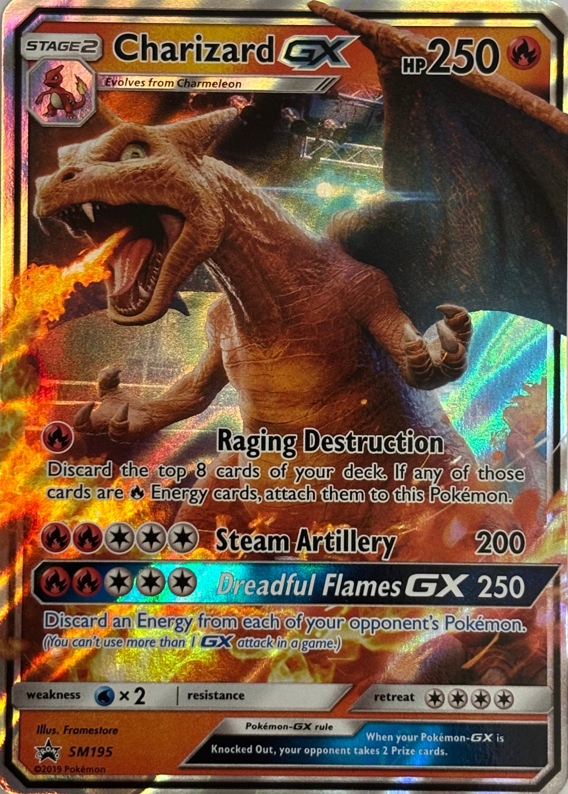 Pokemon Tcg Charizard GX SM195