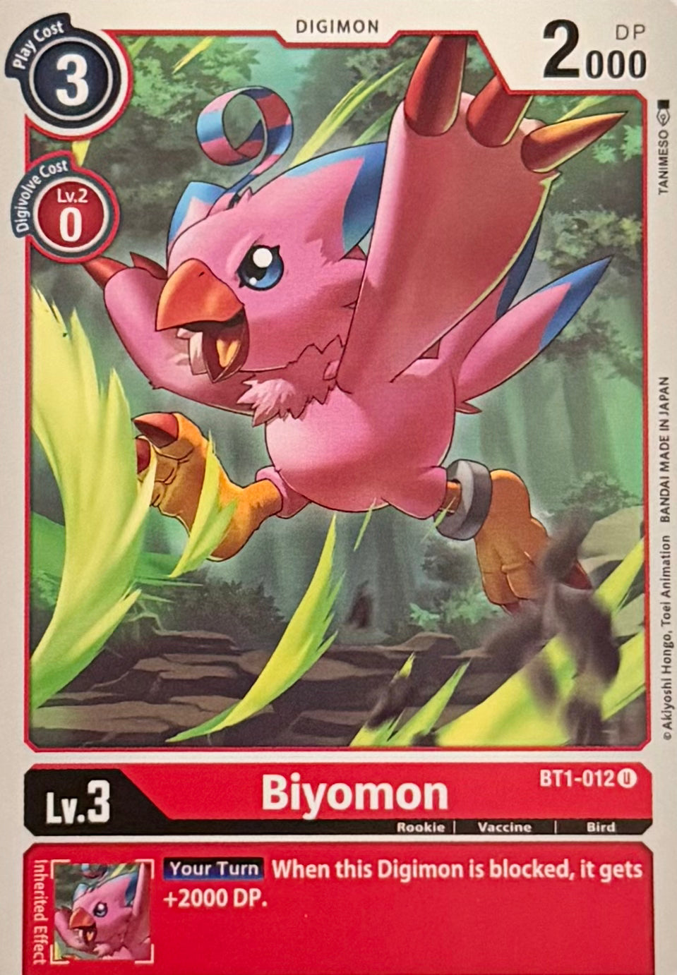 Digimon Tcg Biyomon BT1-012