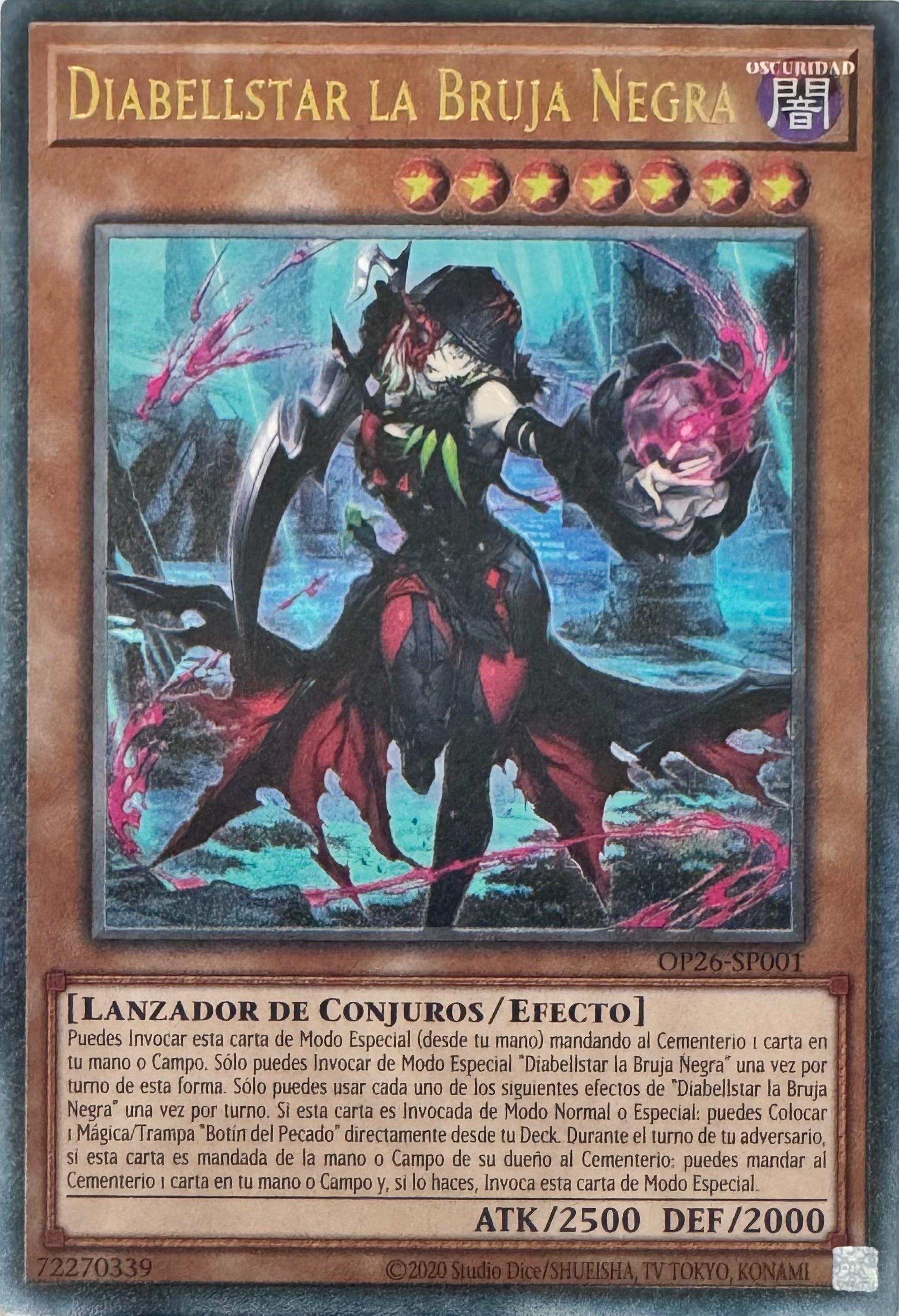 Yugioh! Diabellstar La Bruja Negra Op26-sp001 Ultimate
