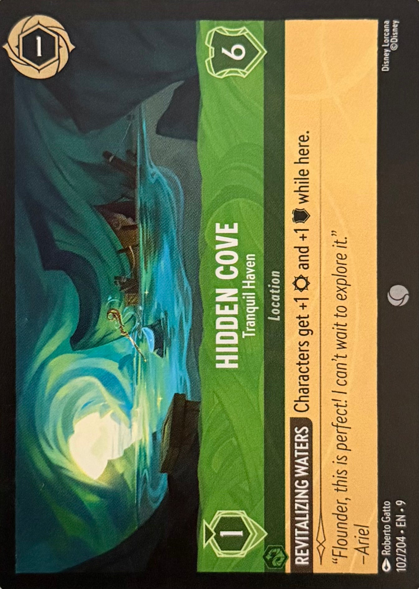 Disney Lorcana Hidden Cove 102/204