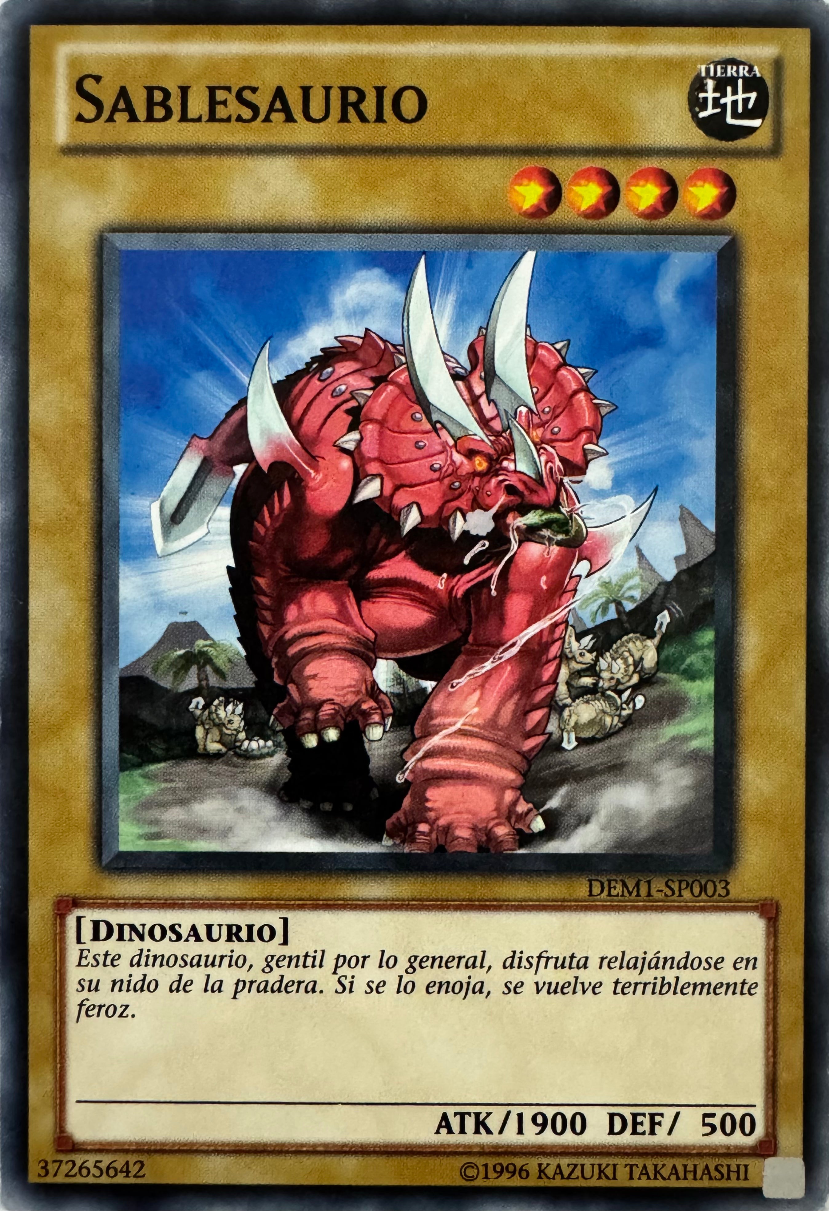 Yugioh! Sablesaurio Dem1-sp003
