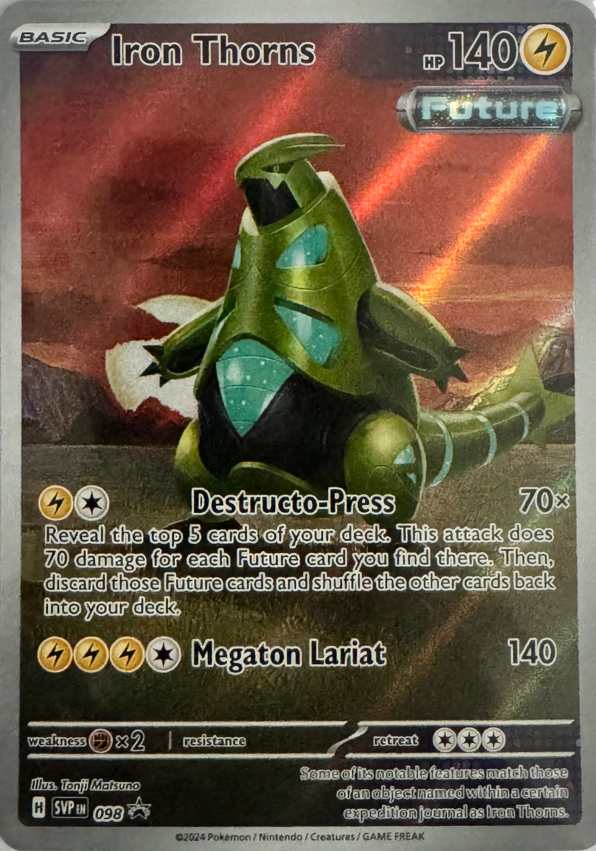 Pokemon Tcg Iron Thorns 098