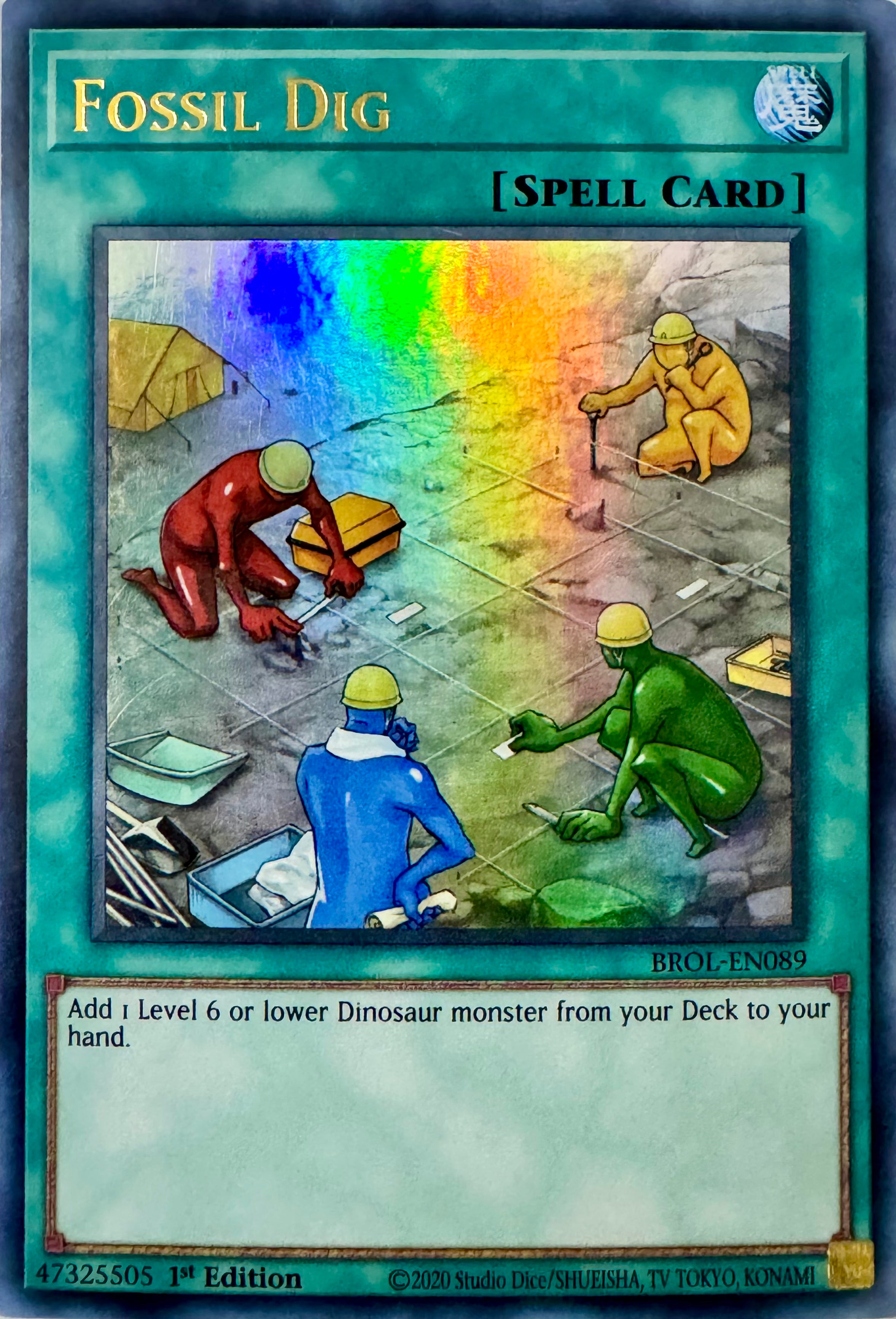 Yugioh! Fossil Dig Brol-en089 Ultra Rare