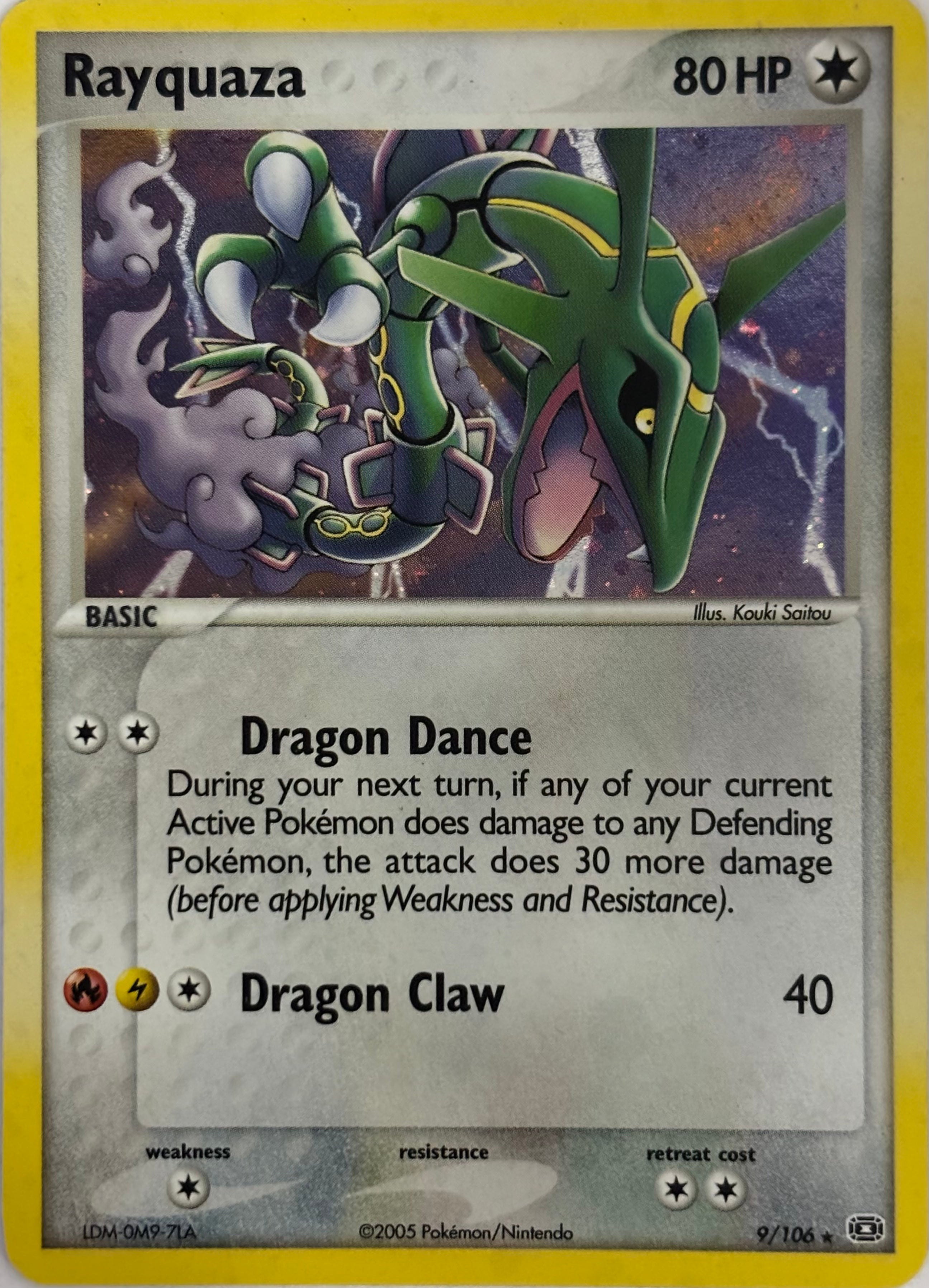 Pokemon Tcg Rayquaza 9/106 Holo
