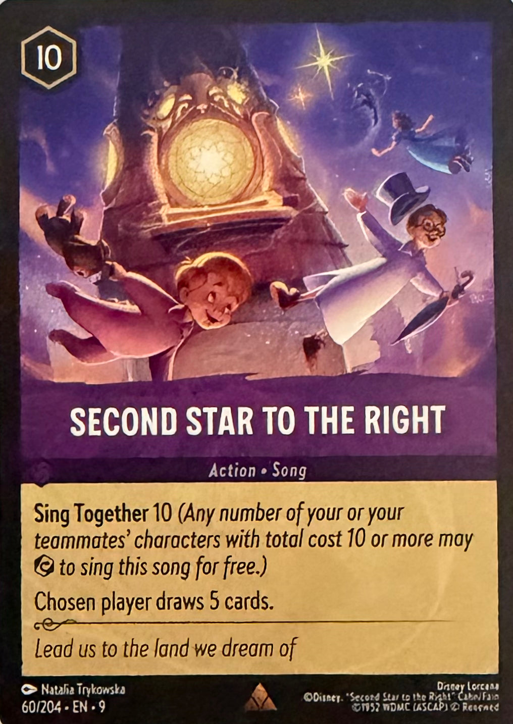 Disney Lorcana Second Star To The Right 60/204