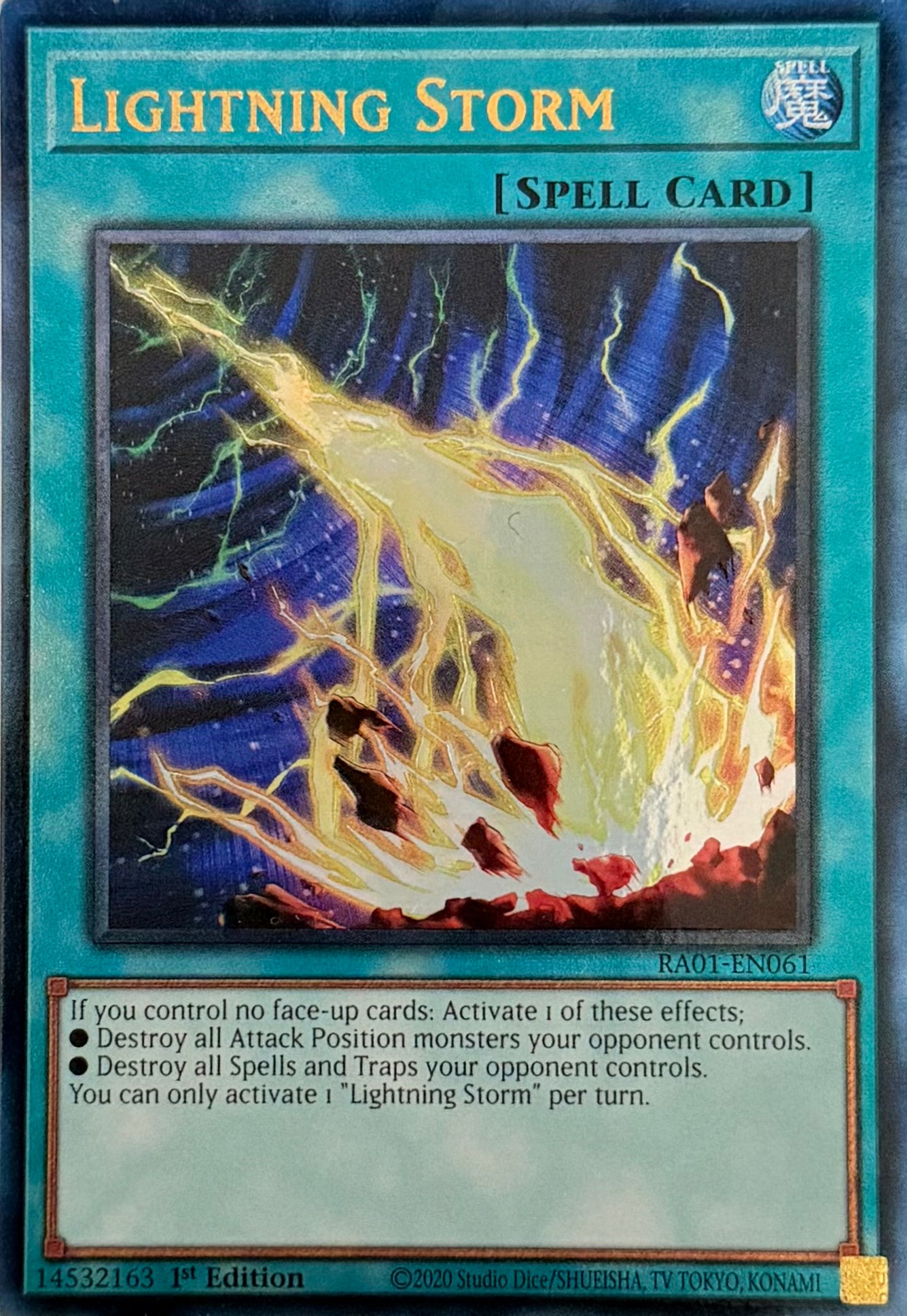 Yugioh! Lightning Storm RA01-EN061 Ultimate