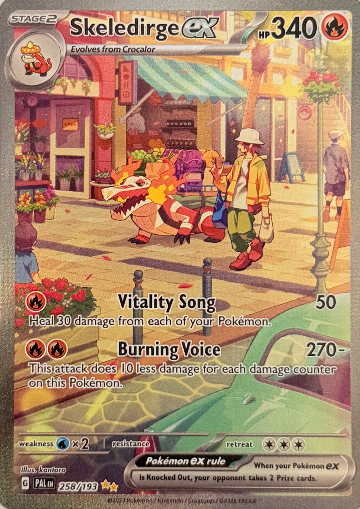 Pokemon Tcg Skeledirge Ex 258/193