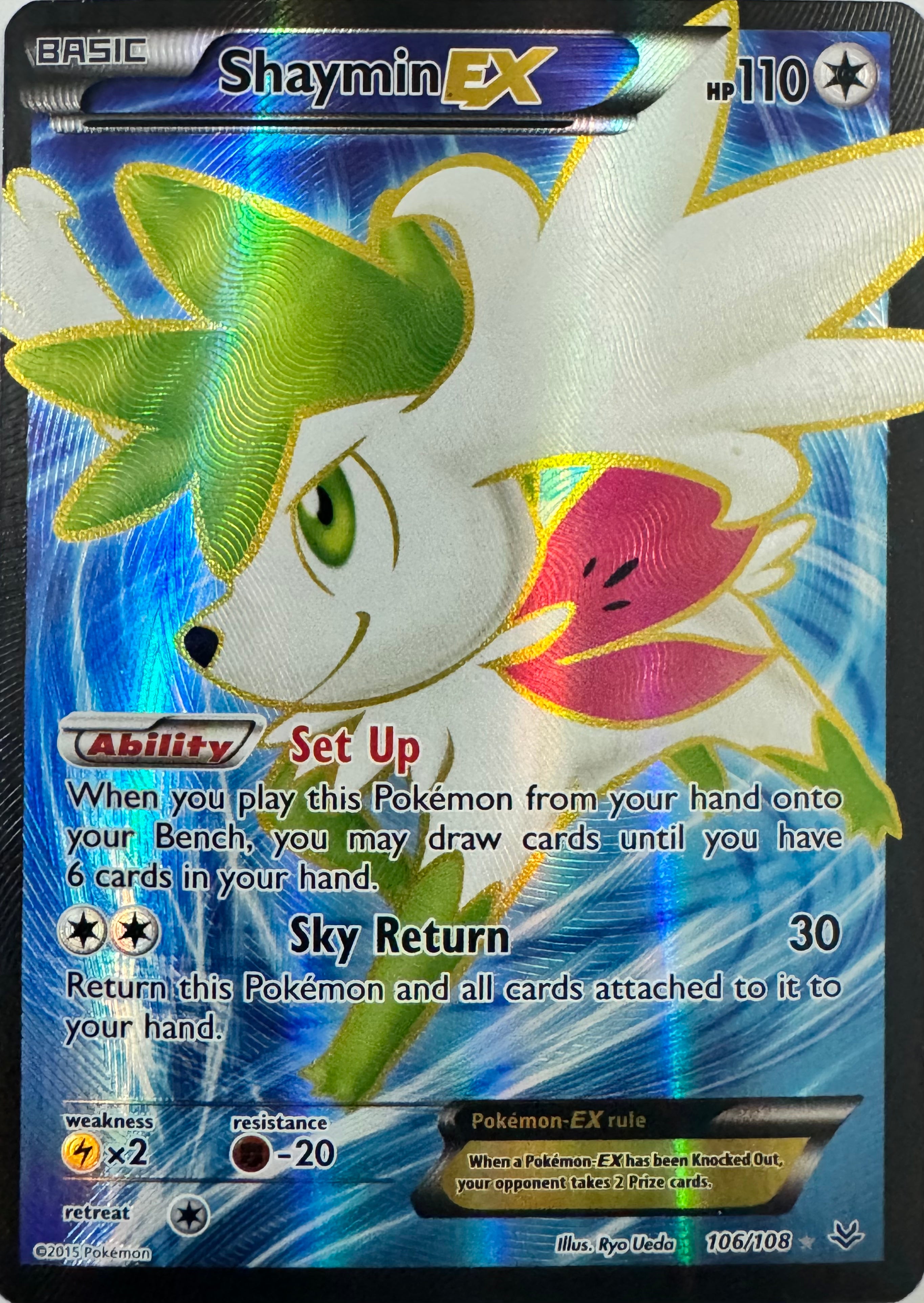 Pokemon Tcg Shaymin Ex 106/108