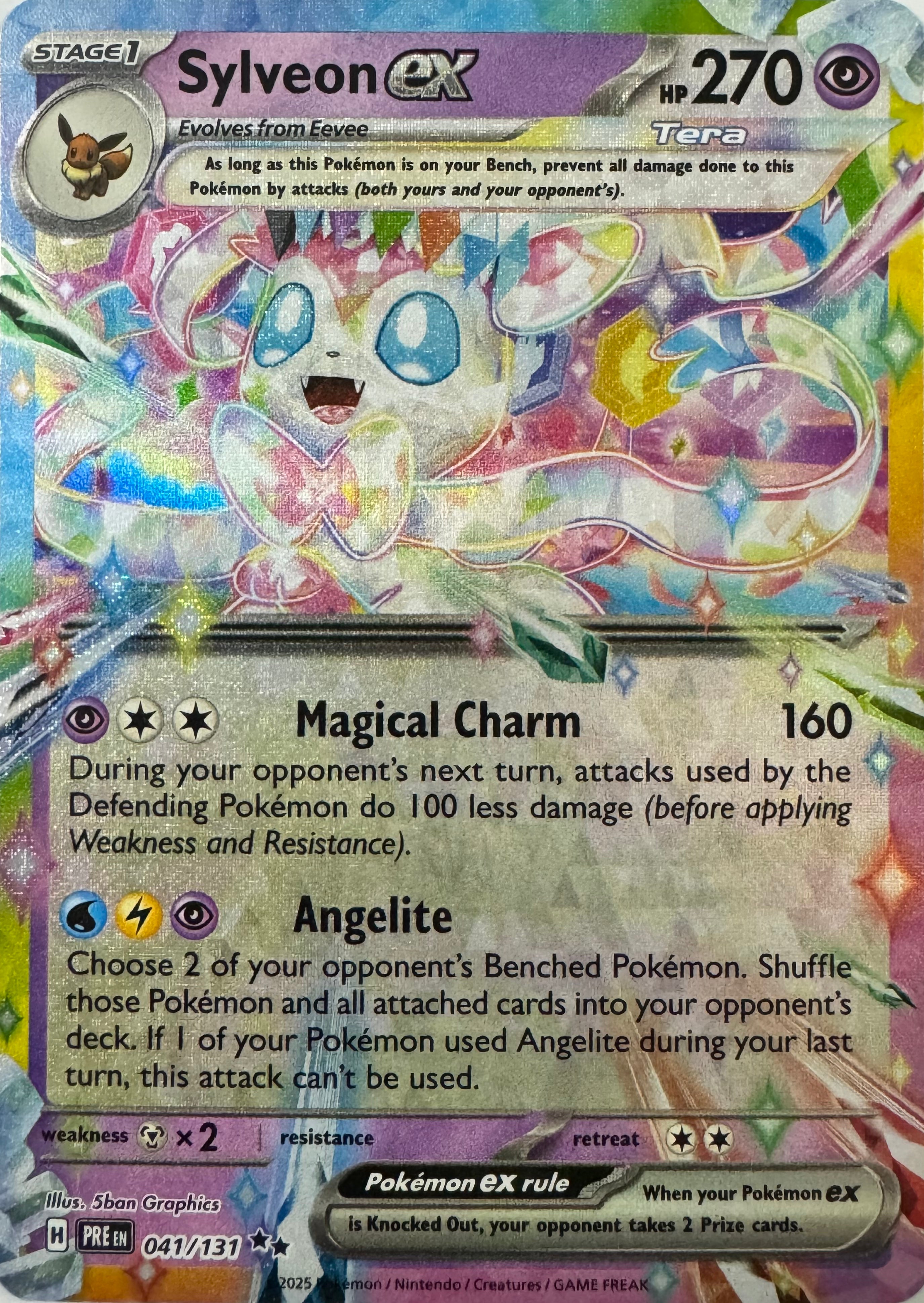 Pokemon Tcg Sylveon Ex 041/131
