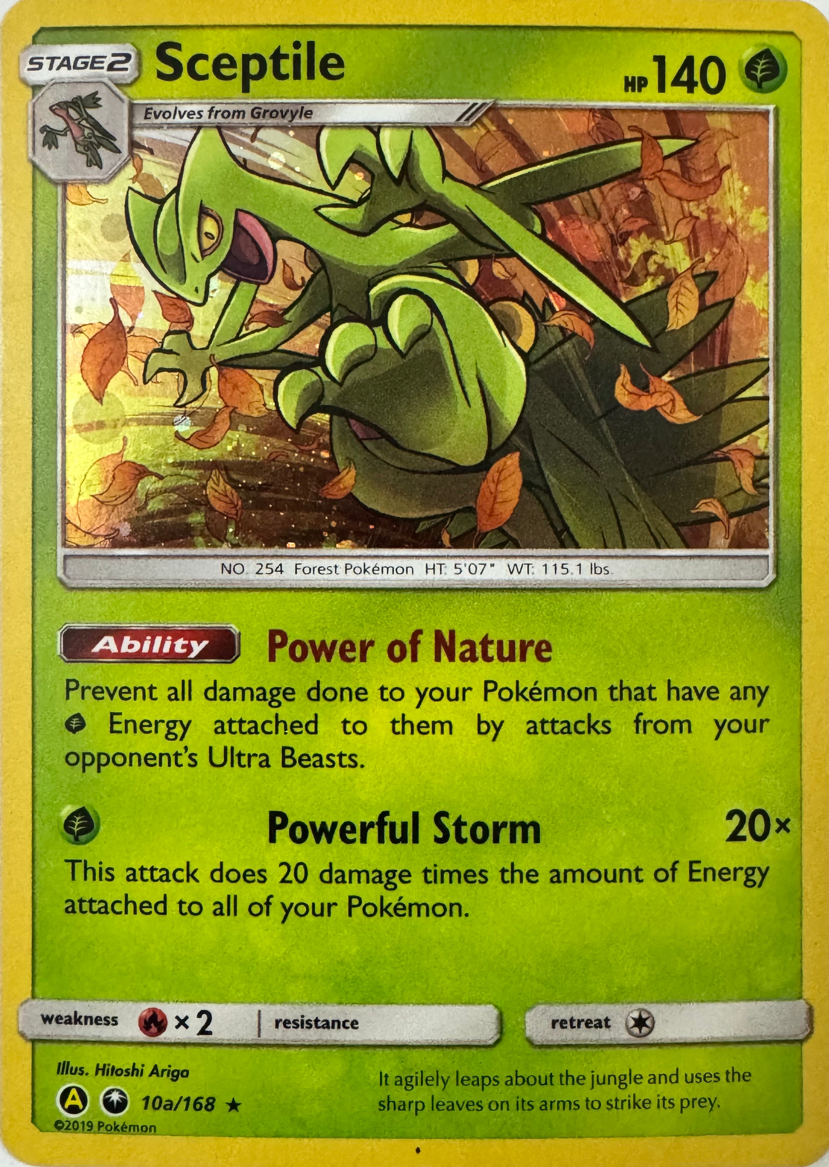 Pokemon Tcg Sceptile 10a/168 Holo Promo