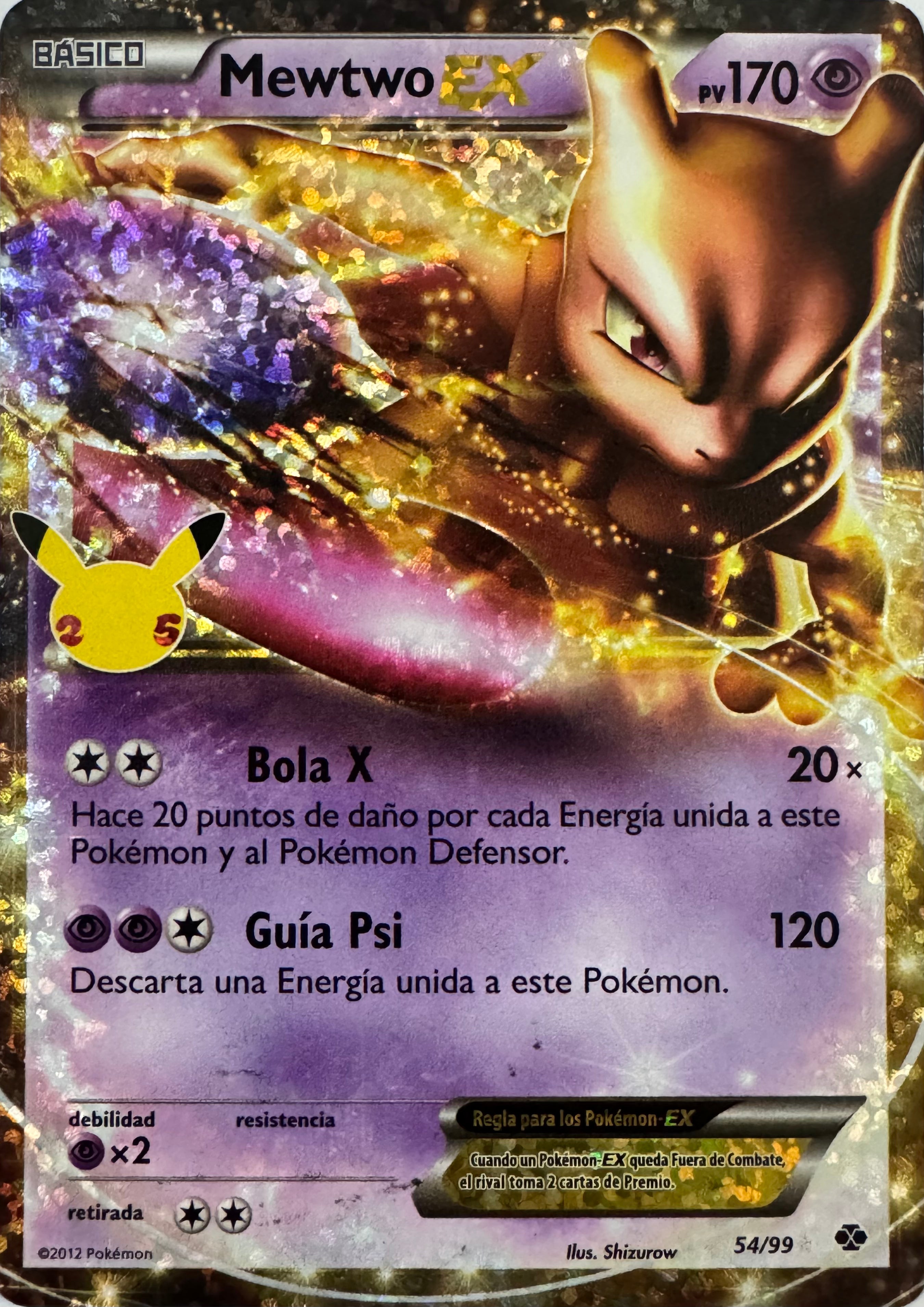 Pokemon Tcg Mewtwo 54/99
