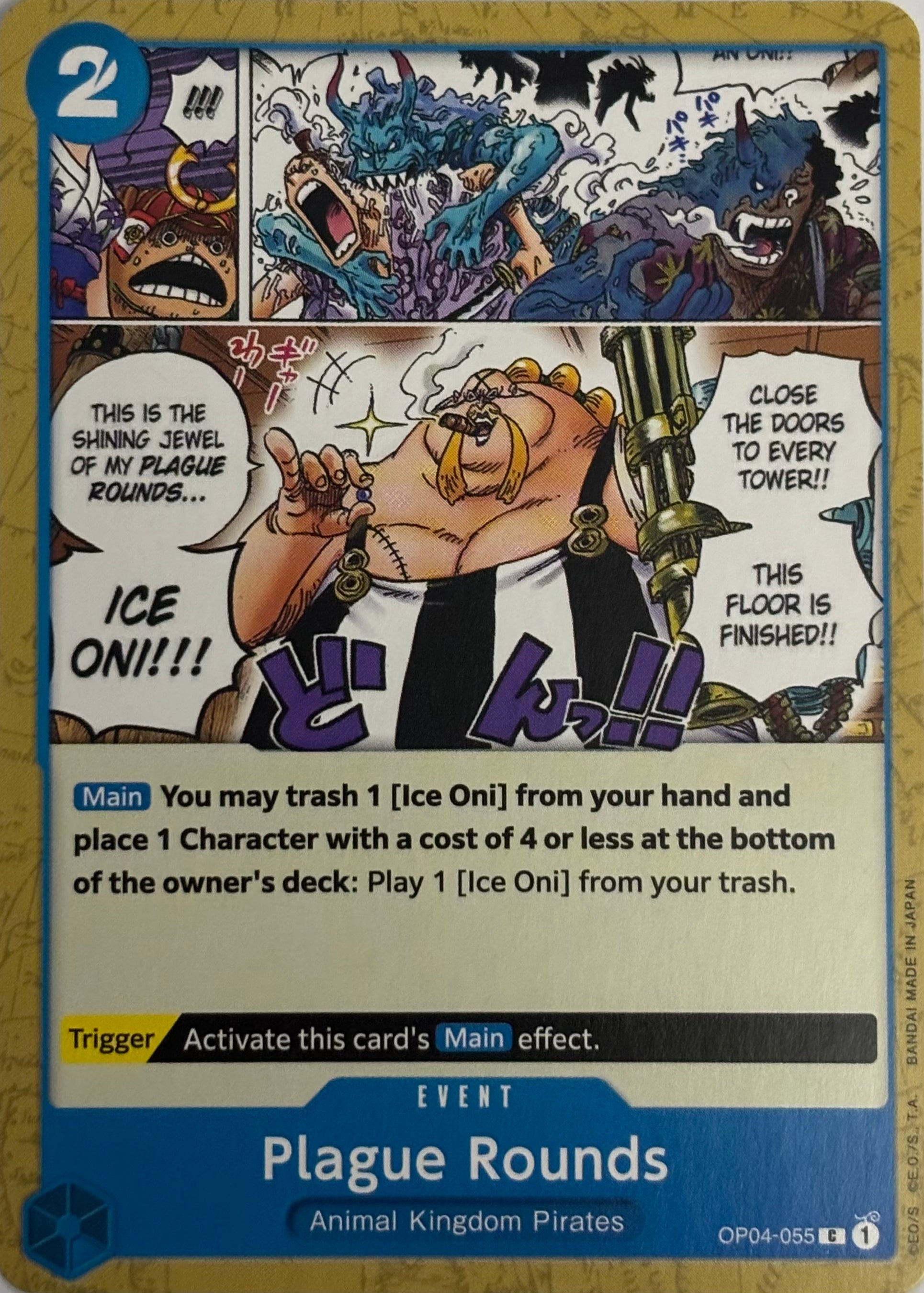 One Piece Tcg Plague Rounds OP04-055