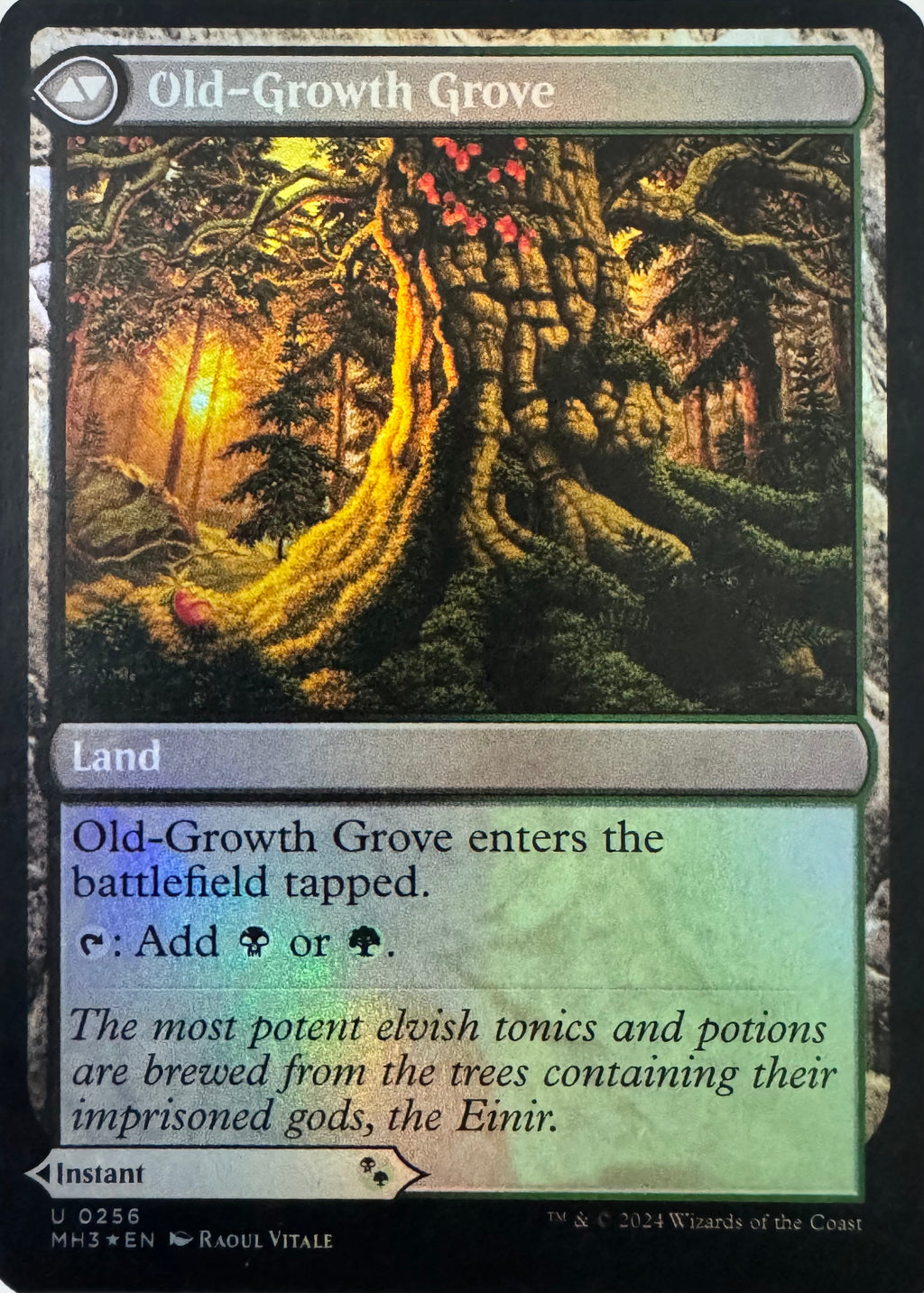 Magic Revitalizing Repast // Old-Growth Grove 0256 Foil