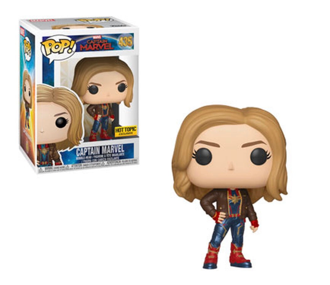 Funko Pop! Captain Marvel (Brown Jacket) #435