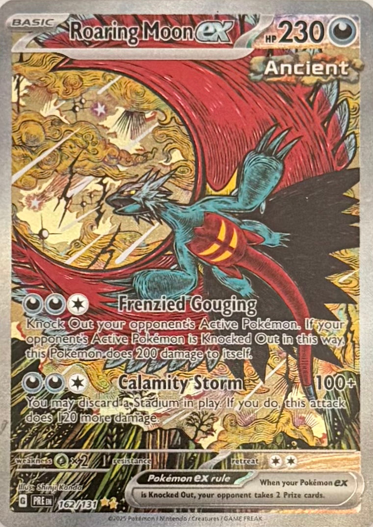 Pokemon Tcg Roaring Moon Ex 162/131