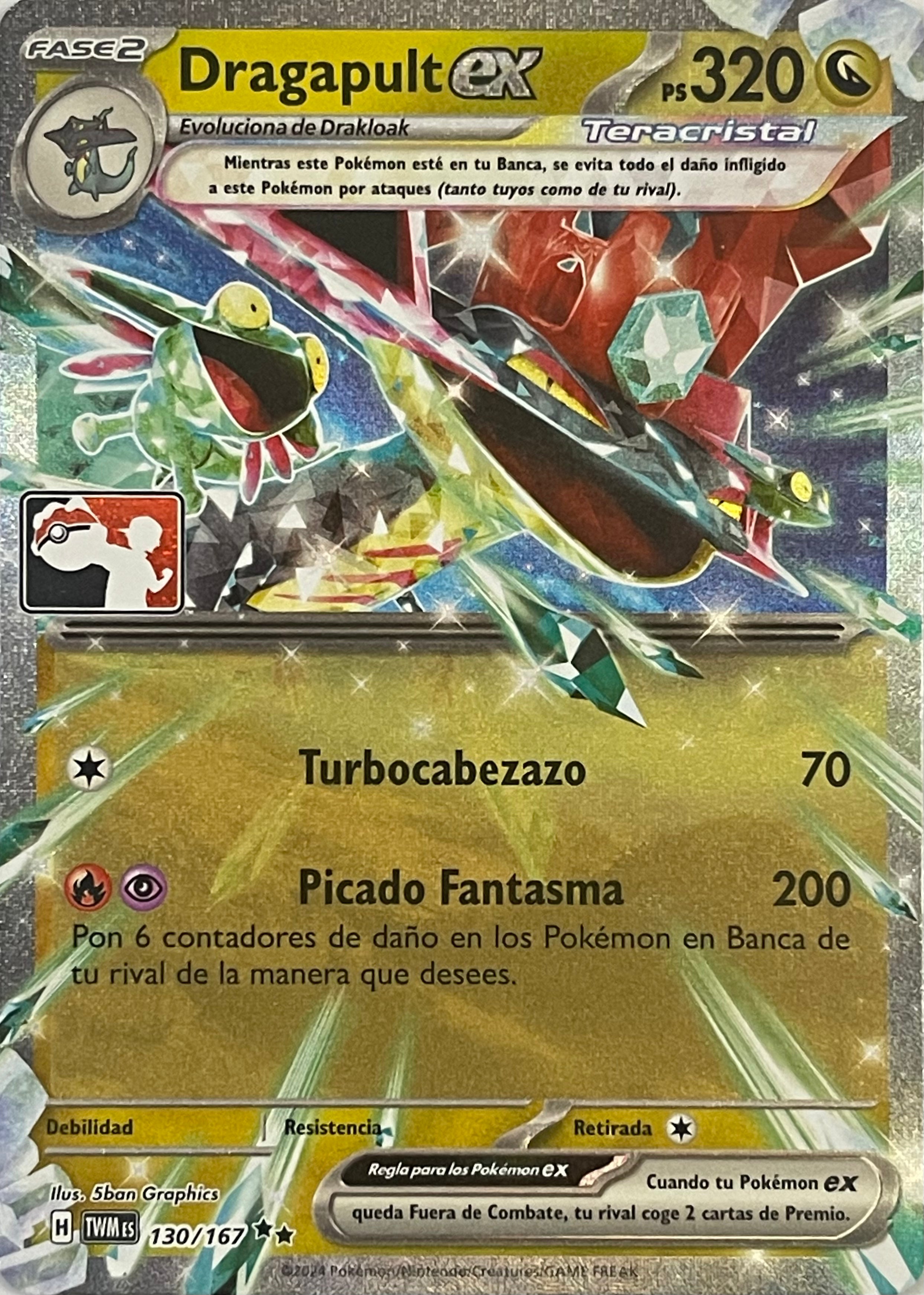 Pokemon Tcg Dragapult Ex 130/167 (Liga) (Español)