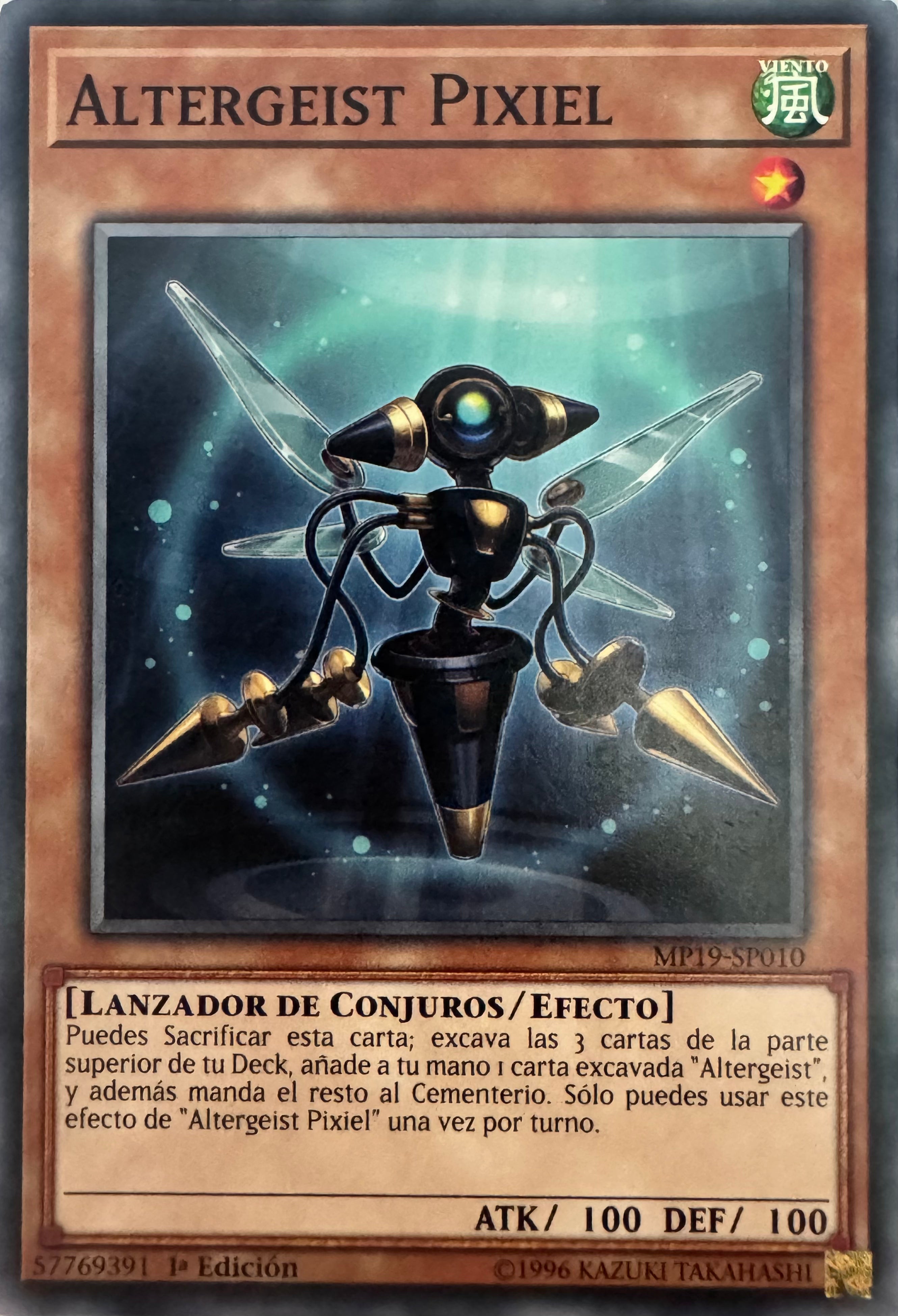 Yugioh! Altergeist Pixiel Mp19-sp010 1a Edición
