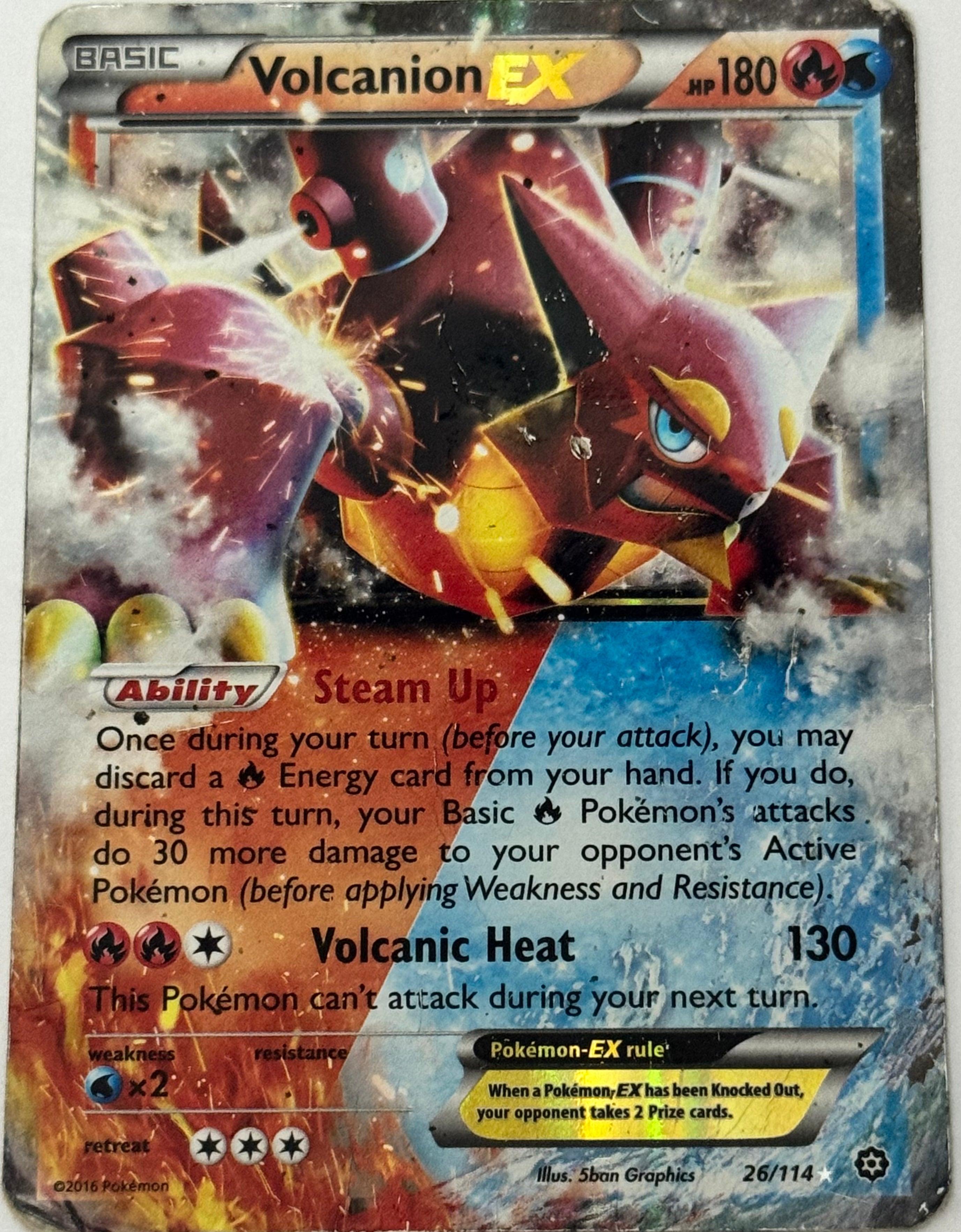 Pokemon Tcg Volcanion EX 26/114