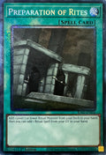 Yugioh! Preparation Of Rites Ra02-en056 1st Edition Collector