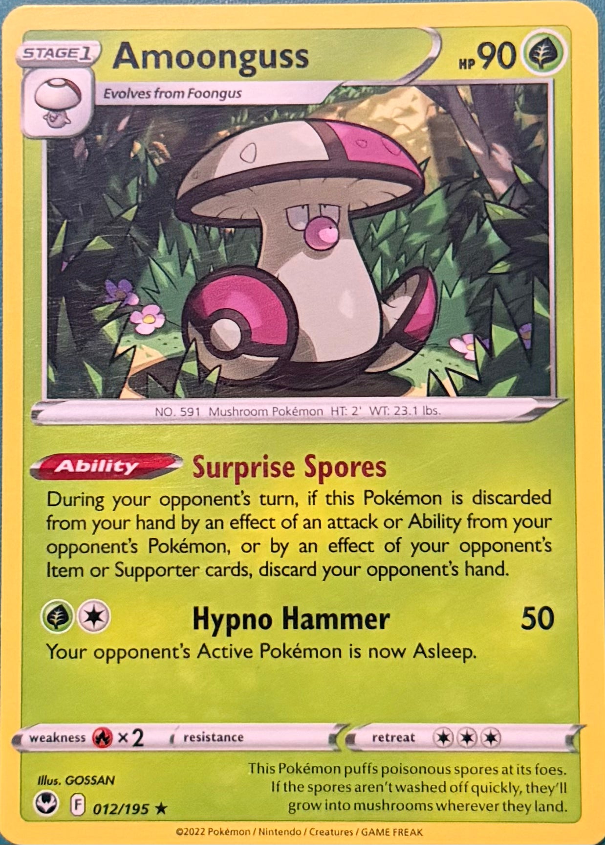 Pokemon Tcg Amoonguss 012/195